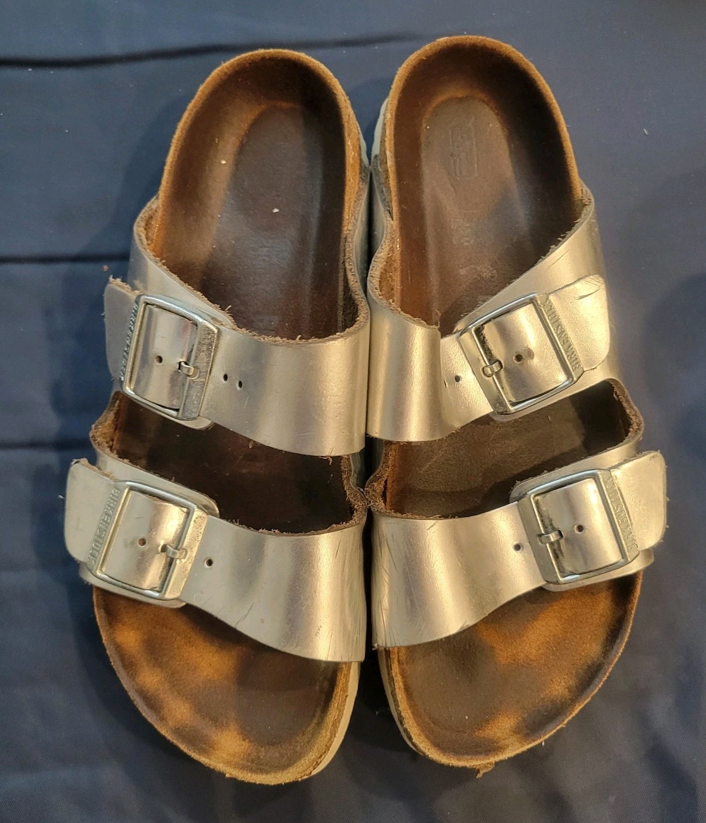 Birkenstock Sandals Closed Toe (37) + Betula Slides (36) + Chrome Silver (39)
