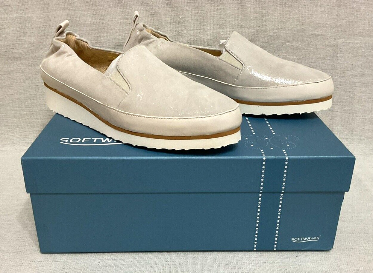 Softwaves Terracare Cream Elyse Slip-On Shoes Women’s Size 37 EU / 6.5 US