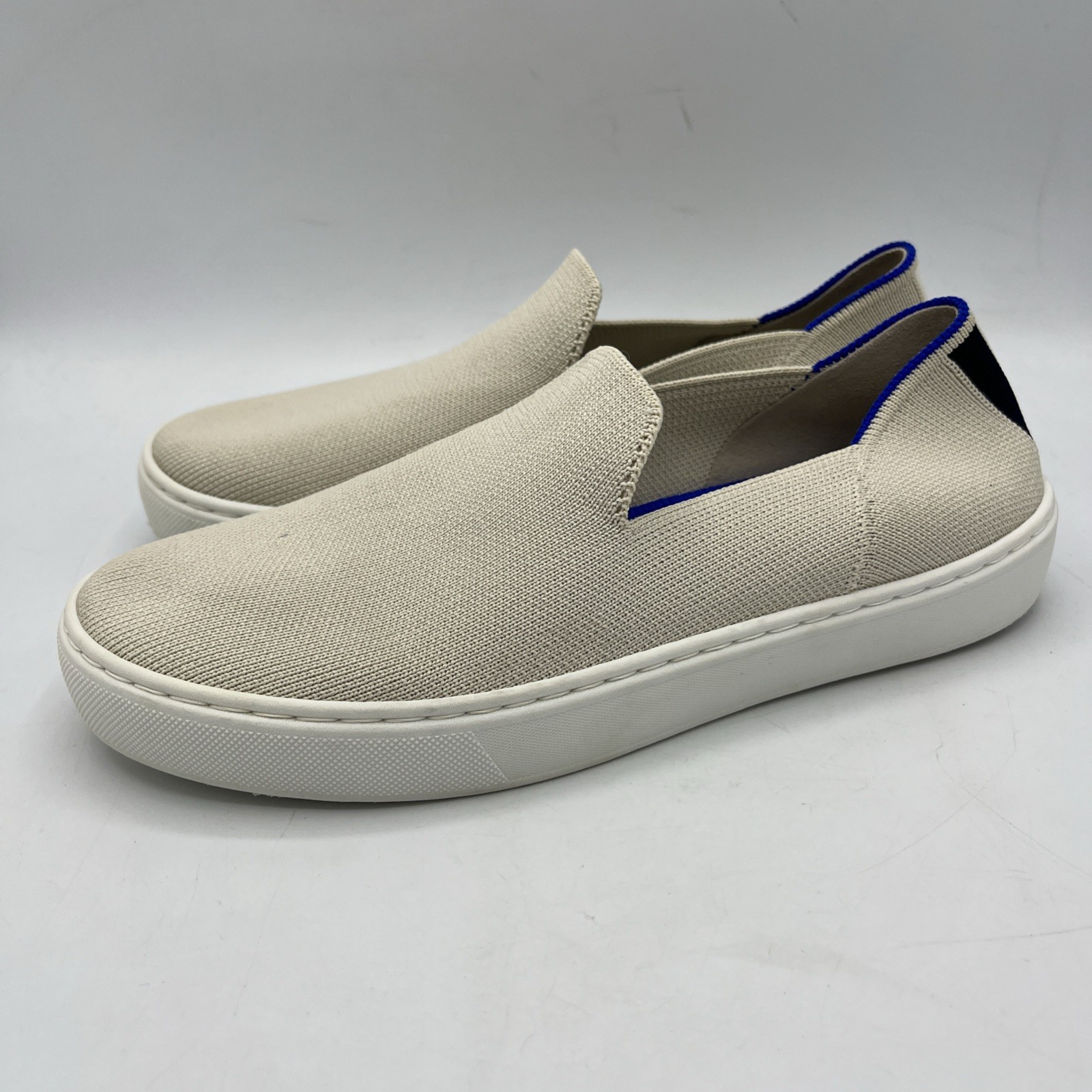 Rothy’s The Original Slip On Sneaker Women’s Size 6.5 Low Top Flat Off White