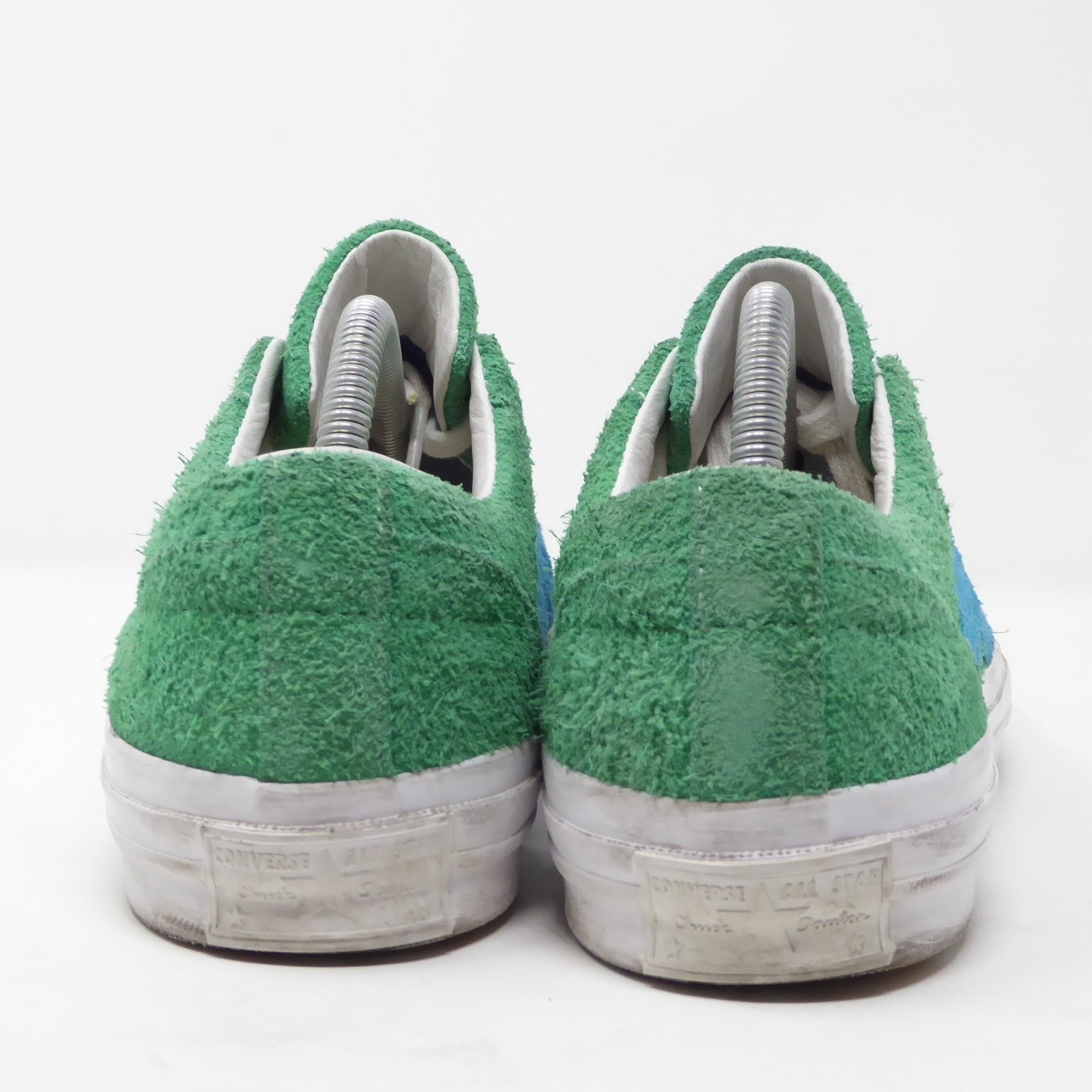Converse Golf Le Fleur One Star Sneakers Shoes Suede Green Womens 9.5 Low Top