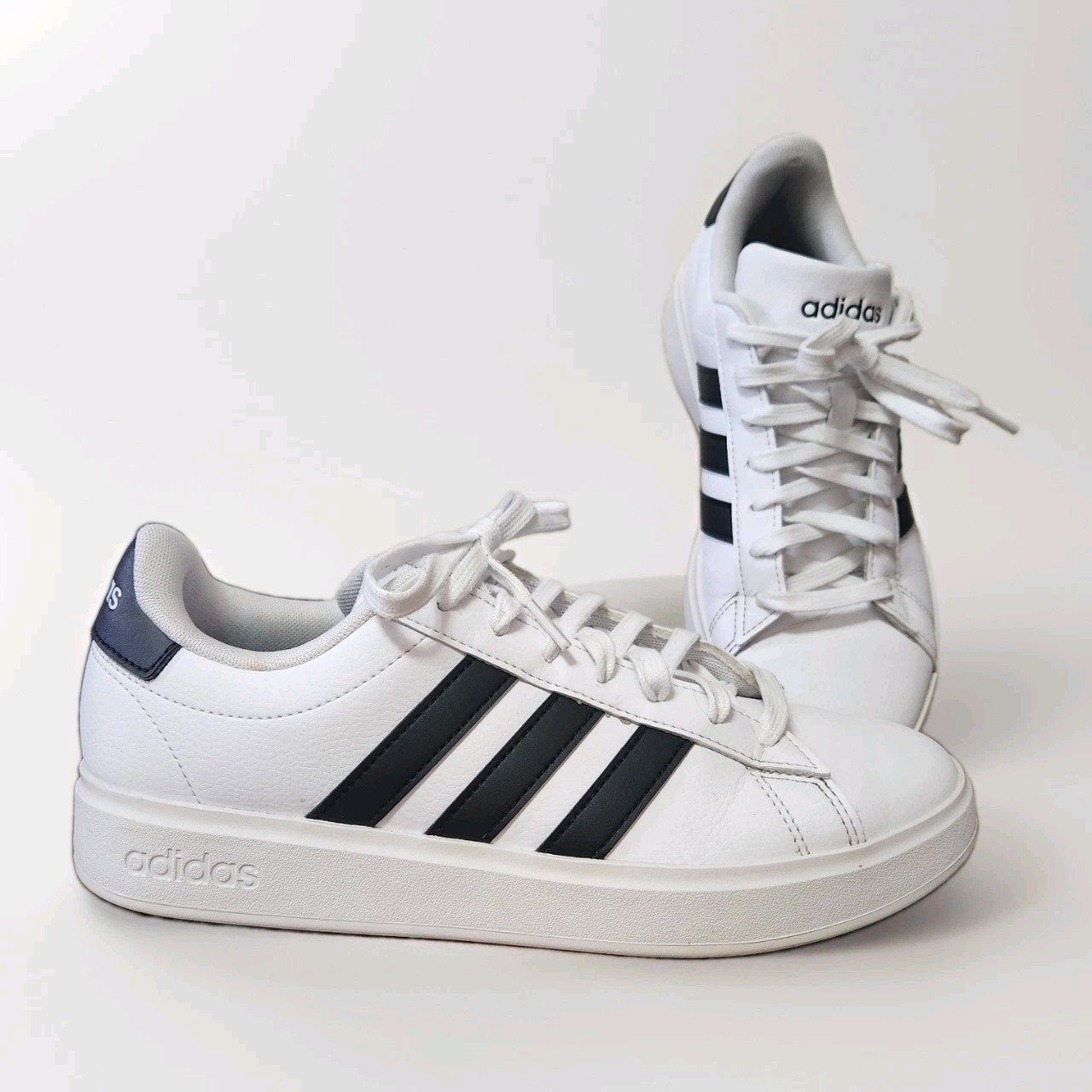 Adidas Grand Court 2.0 Sneakers 8 White Black GW1294 Cloud Classic Athletic