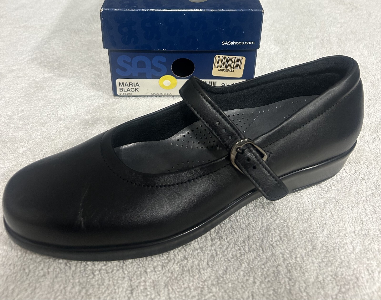 SAS Maria Black 9.5 Narrow Women’s Shoes Brand New In Box Save Big