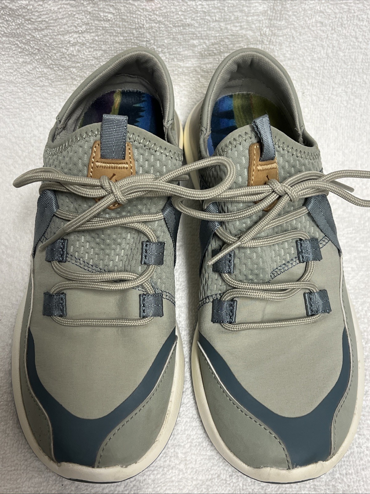 OluKai Kawela Women’s Breathable Golf Shoes Size 7 Sage Dusk