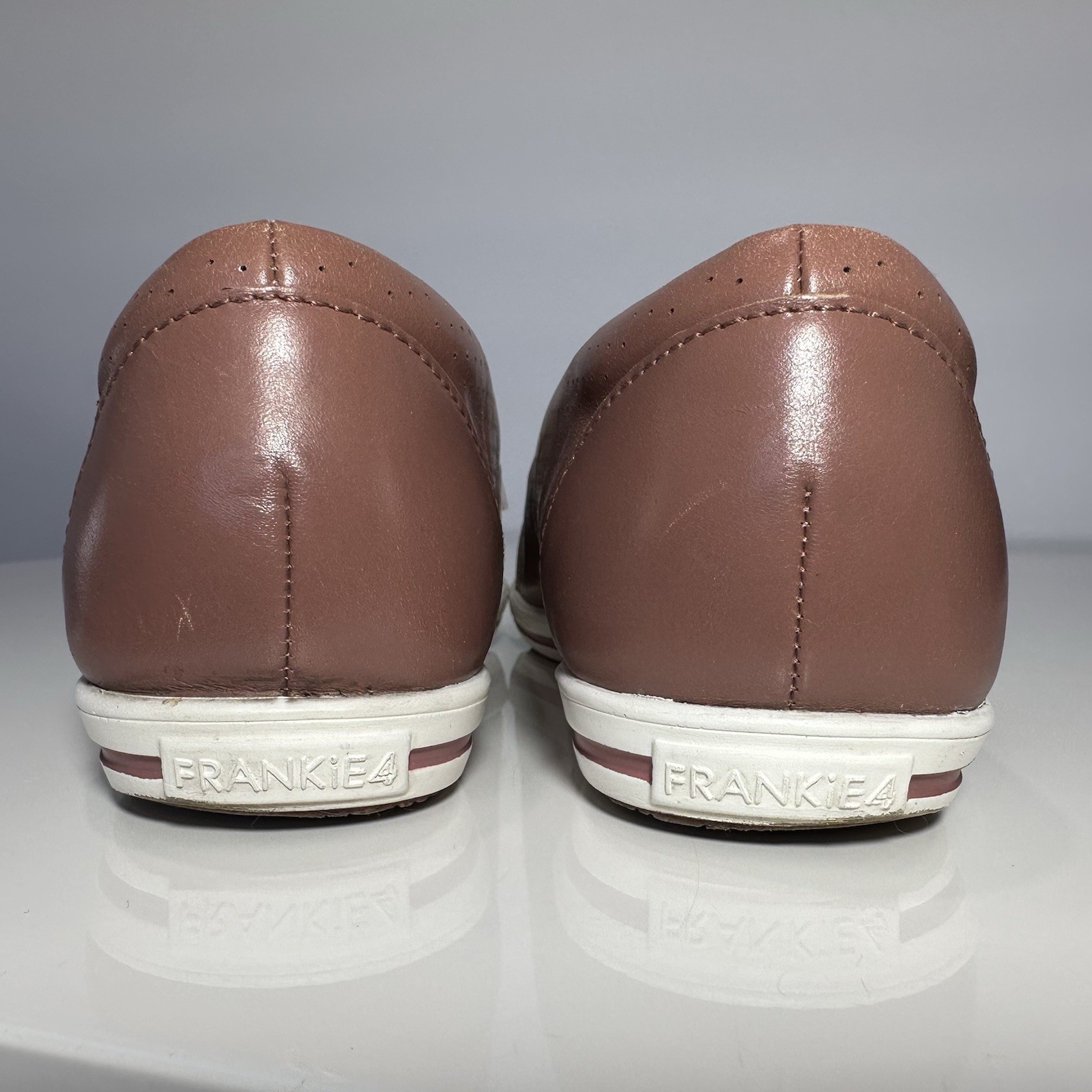 FRANKIE4 Frankie 4 Hannah II Dusty Rose Leather Shoes Sneakers Flats Size 7