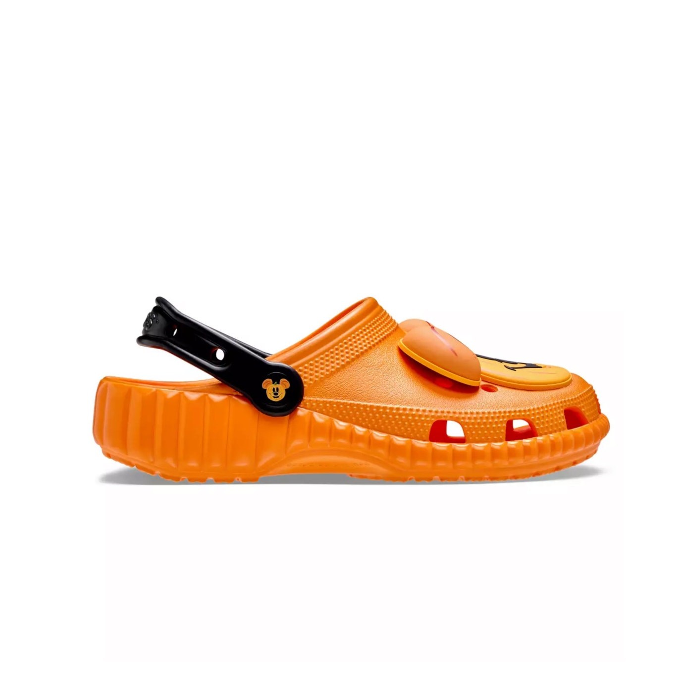 Disney Mickey Mouse Jack O’ Lantern Pumpkin Orange Halloween Crocs M 6 / W 8 NEW