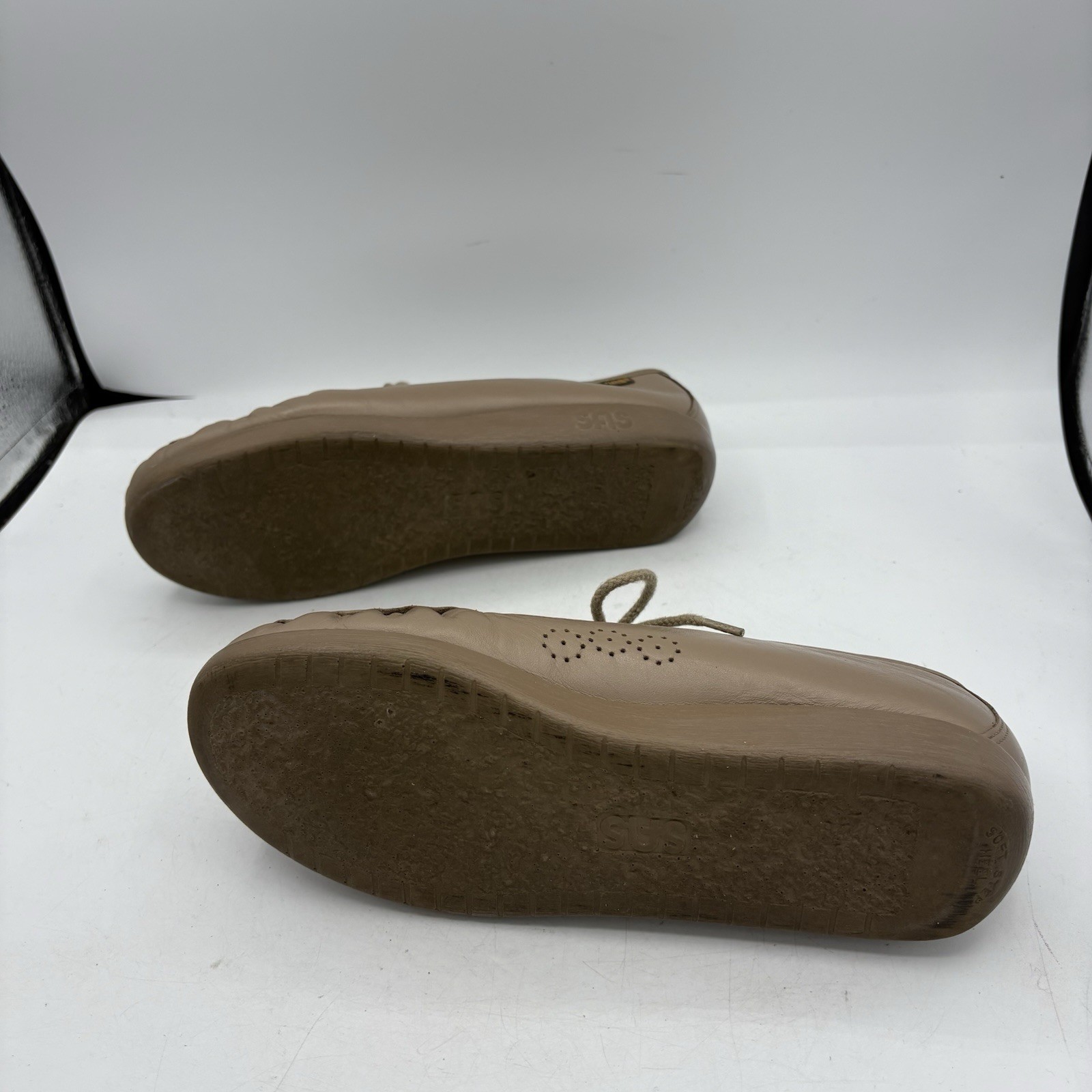 SAS Shoes Womens Size 9 Siesta Mocha Moc Toe Oxford Comfort Handsewn USA