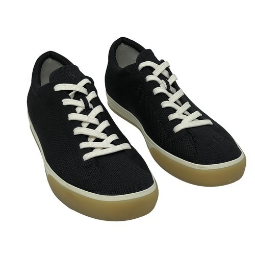 Rothy’s Women’s Sz 9.5 Black Knit The Lace Up Sneaker Sustainable Comfort Trendy