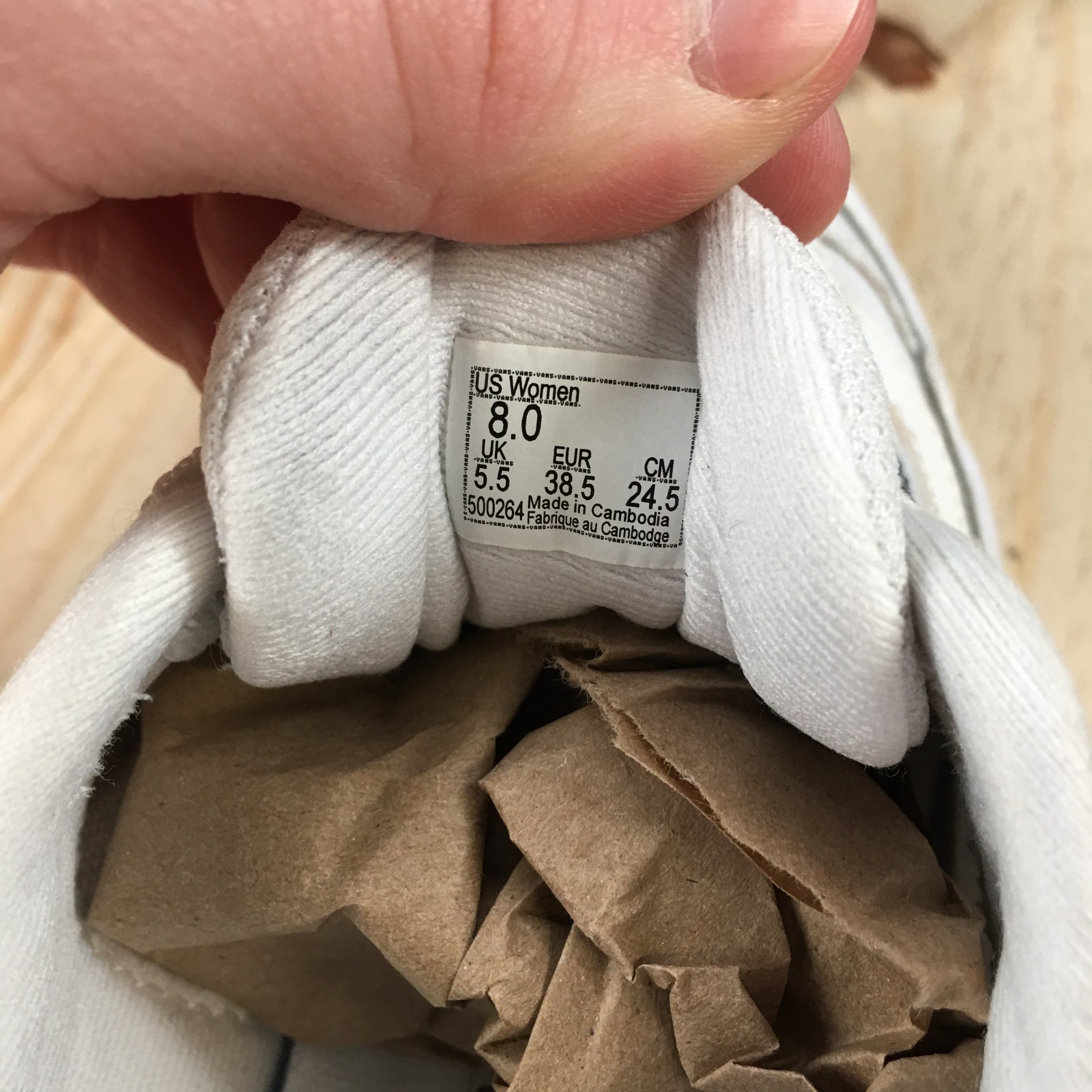 Vans Range EXP Shoes Womens 8 Lace Up Sneakers Low Top Casual Comfort White