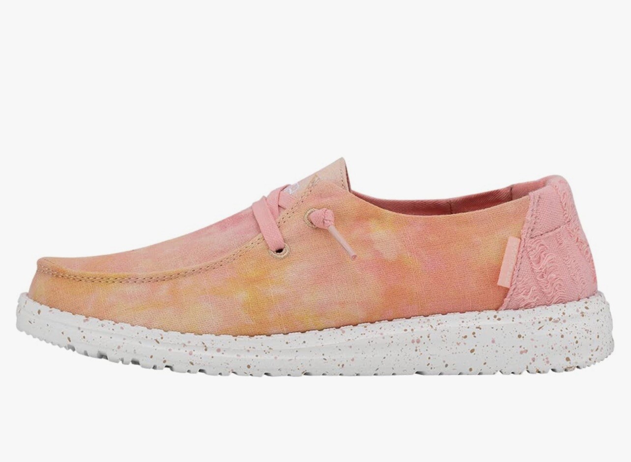 Heydude Wendy Tie Dye Lemon Ombré Size 6