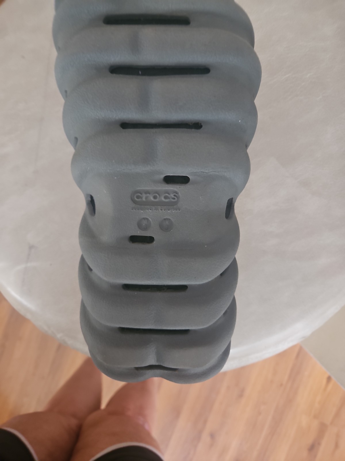 Crocs Echo Clog Concrete Slip On Shoes Men 6 Women 8 Unisex Summer Beach