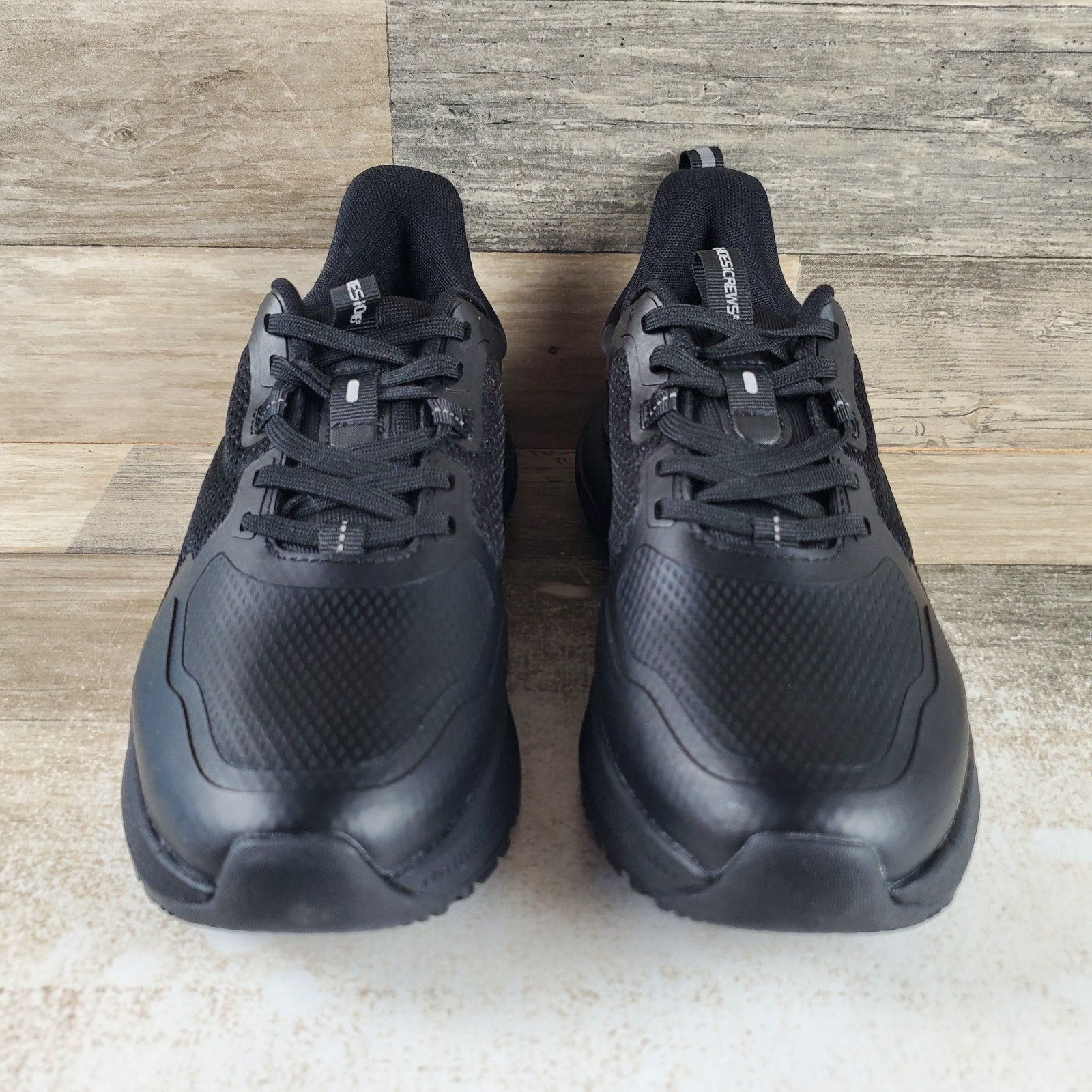 Shoes For Crews Crossing Womens Work Shoes Sz 7 W Comfort Black Lace Up Sneakers