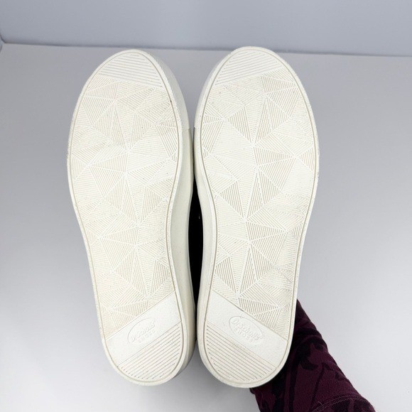 Dr. Scholls Nova Slip On Sneakers Black Snake Print Faux Leather Size 7M