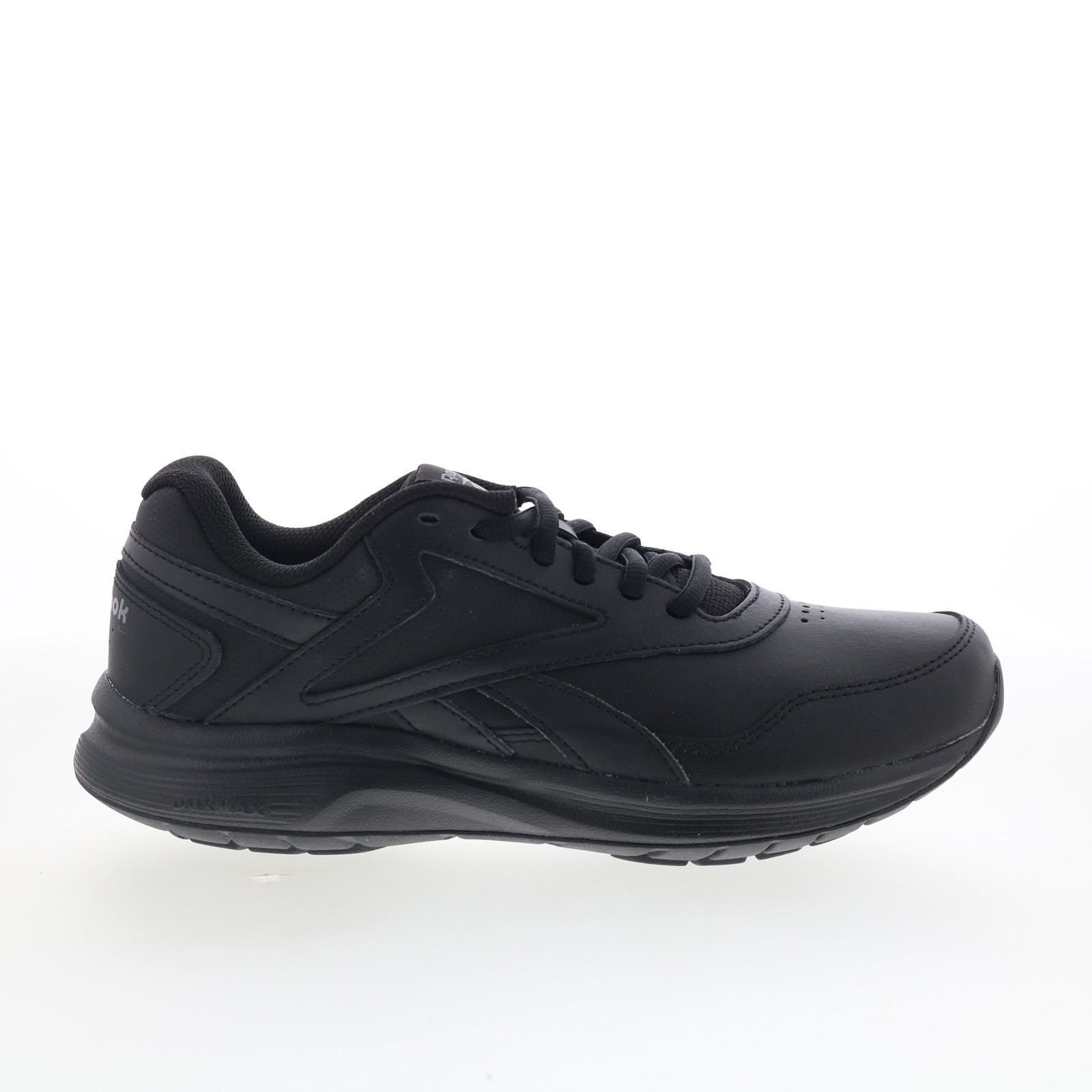 Reebok Walk Ultra 7 DMX Max Wide D Womens Black Wide Sneakers Shoes