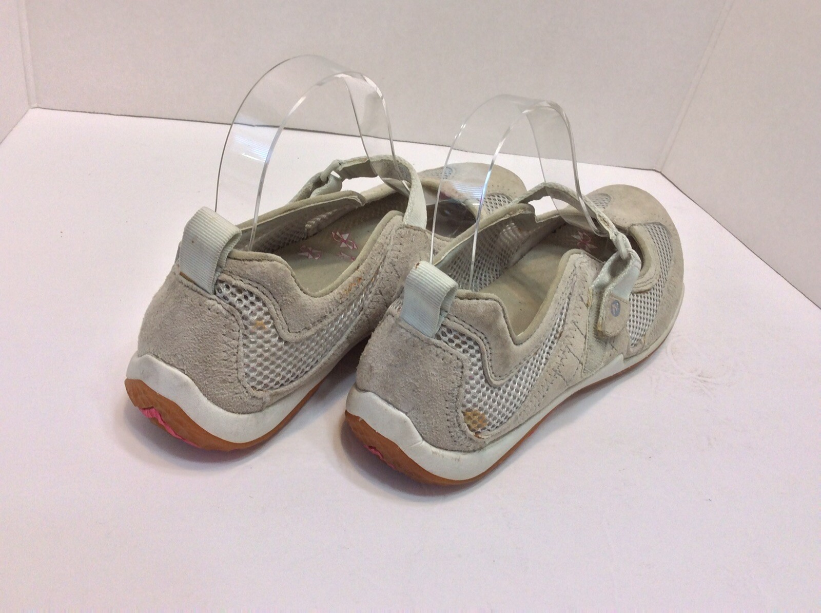MERREL Air Cushion Gray Mesh/Suede Mary Jane Comfort Women Shoes Size US8 UK5.5