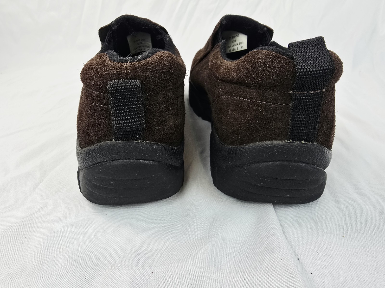 Roper Performance Womens 8.5 Brown Leather Western Slip On Shoes