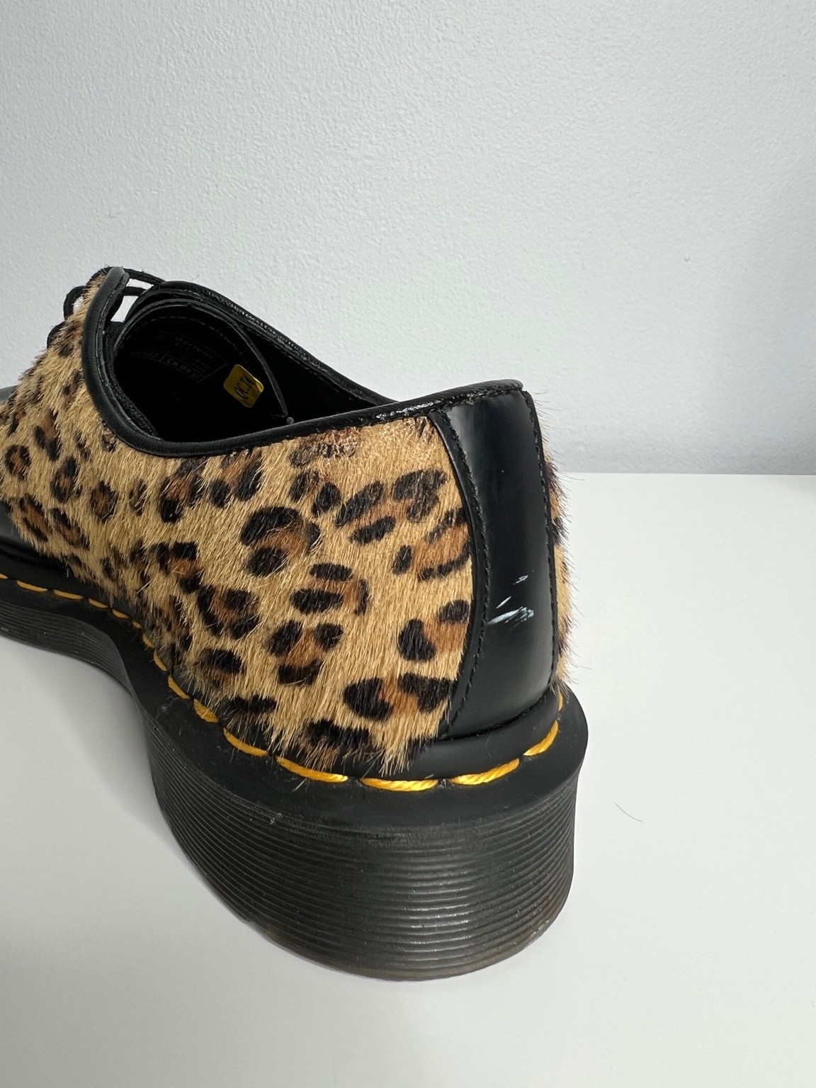 Dr. Martens 1461 AS502 Hair On Leopard 3-Eye Oxford Shoes Women’s US 6 EU 37