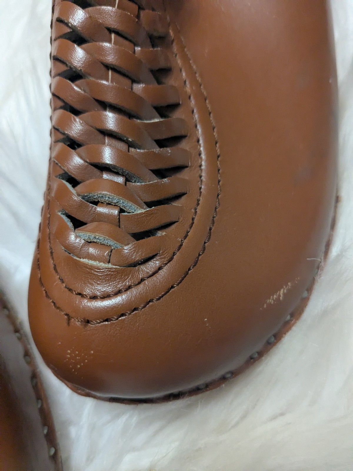 Bastad Troentorp Vtg Wright Shoes 39, 40, 8.5, 9 Braided Leather Clogs Swedish