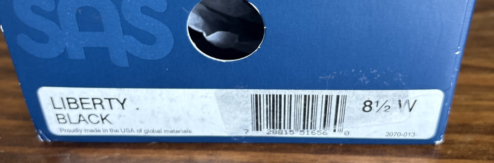 SAS Shoes Women’s Size 8.5 W Slip Resistant Black Liberty USA Made NEW In Box