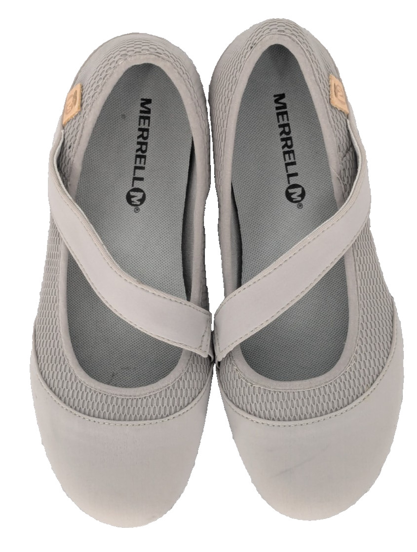 MERRELL Womens Mesh Shoes SIZE 5.5 Gray 2270196 Mary Jane Lightweight Great