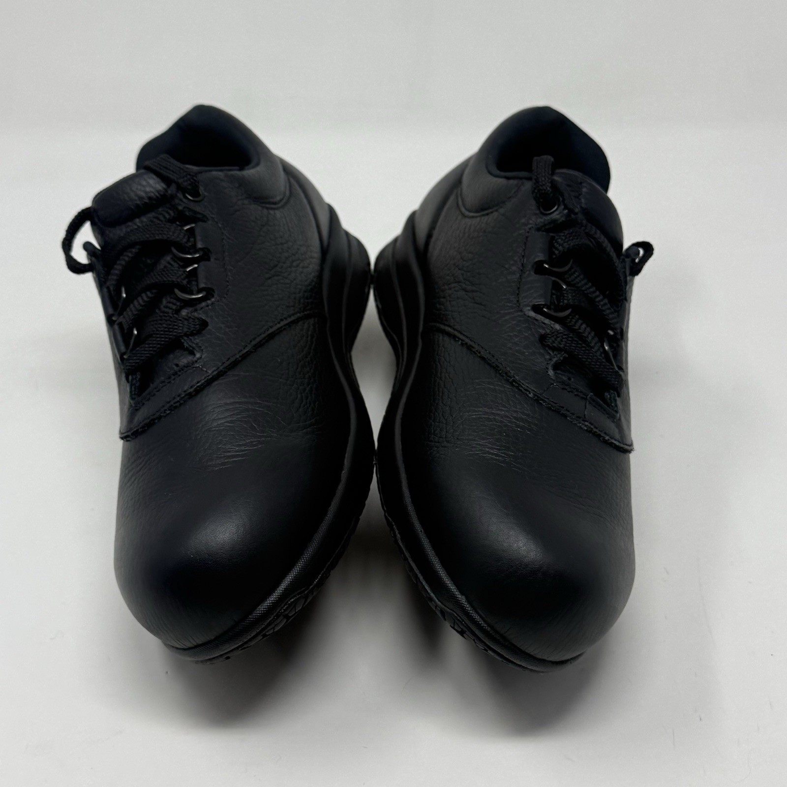 SAS Liberty Shoes Womens 9.5 M Black Leather Slip Resistant Comfort Work Sneaker