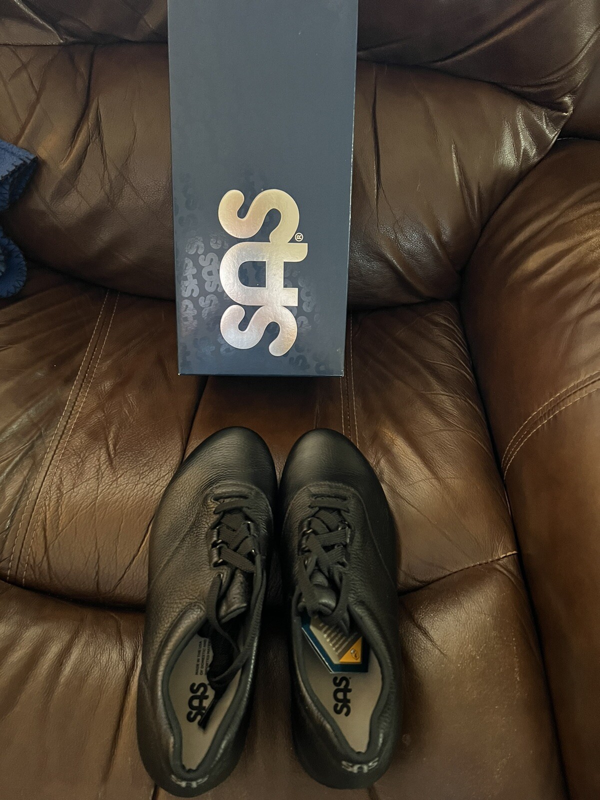 SAS Liberty Black Women’s Slip-Resistant Shoes Many Sizes & Widths New In Box