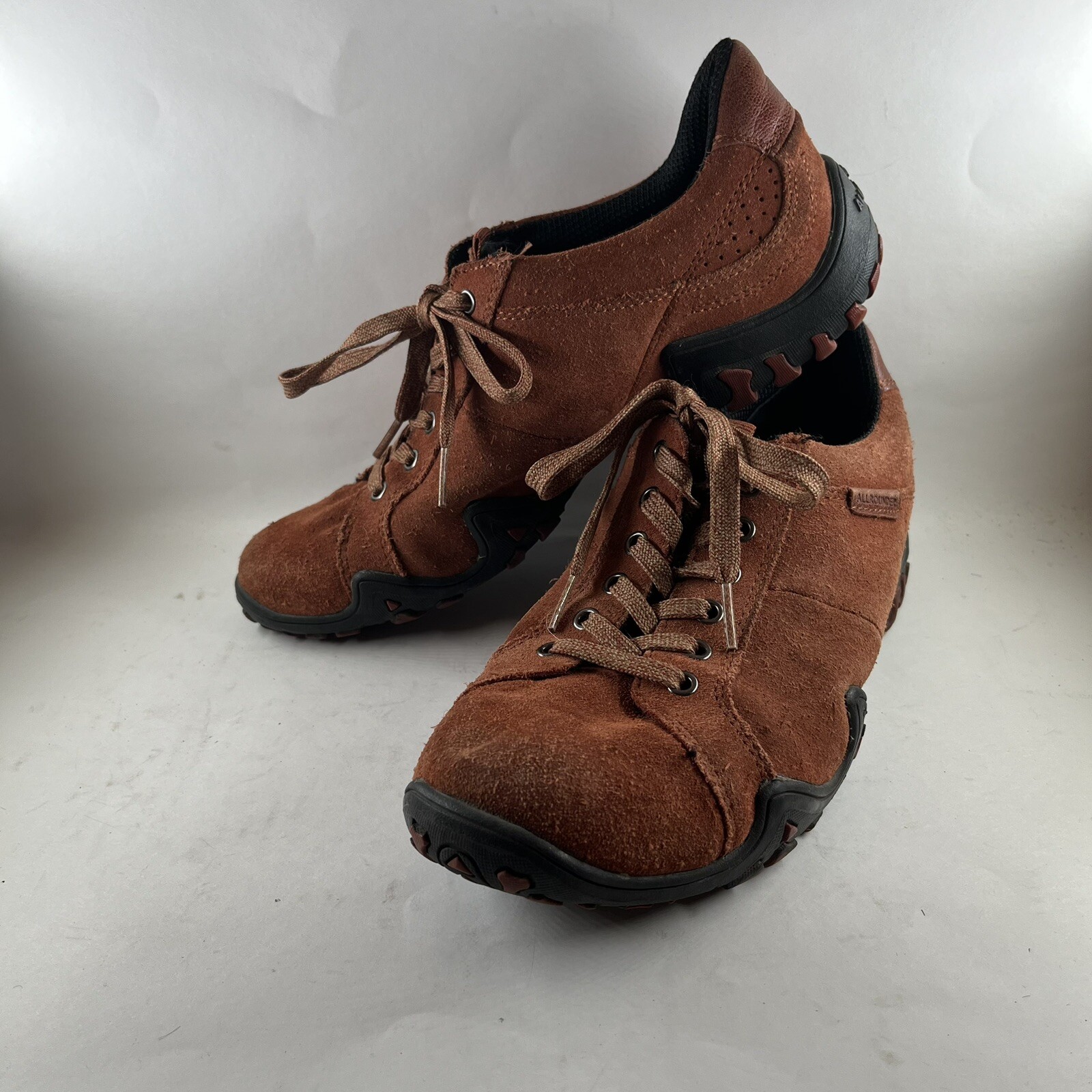 Allrounder Suede Comfort Sneakers Womens 10 Shoes Orange Activewear Athletic