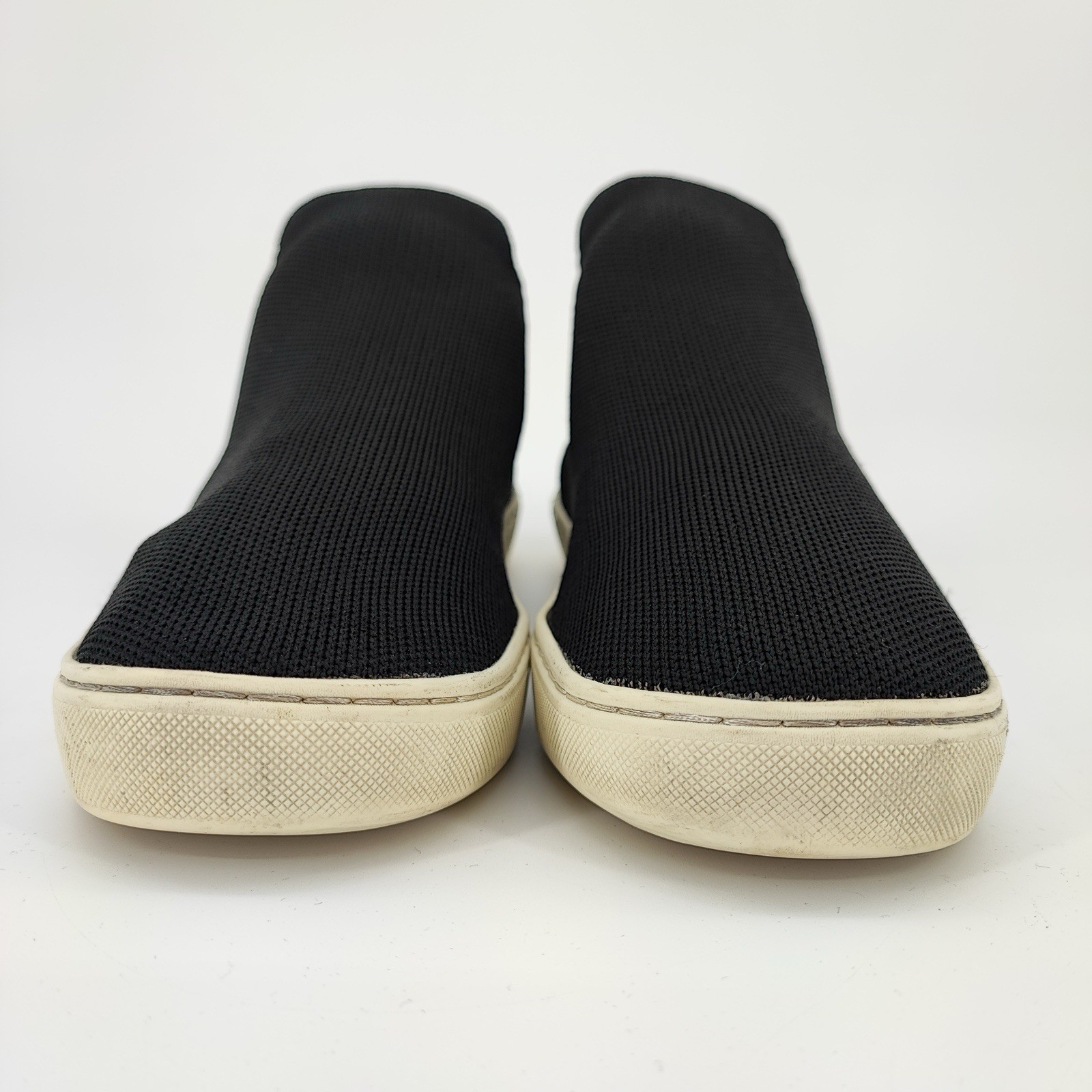 Rothy’s The Chelsea Sneaker Women’s 9 US Sneakers Fabric Black Sustainable Knit