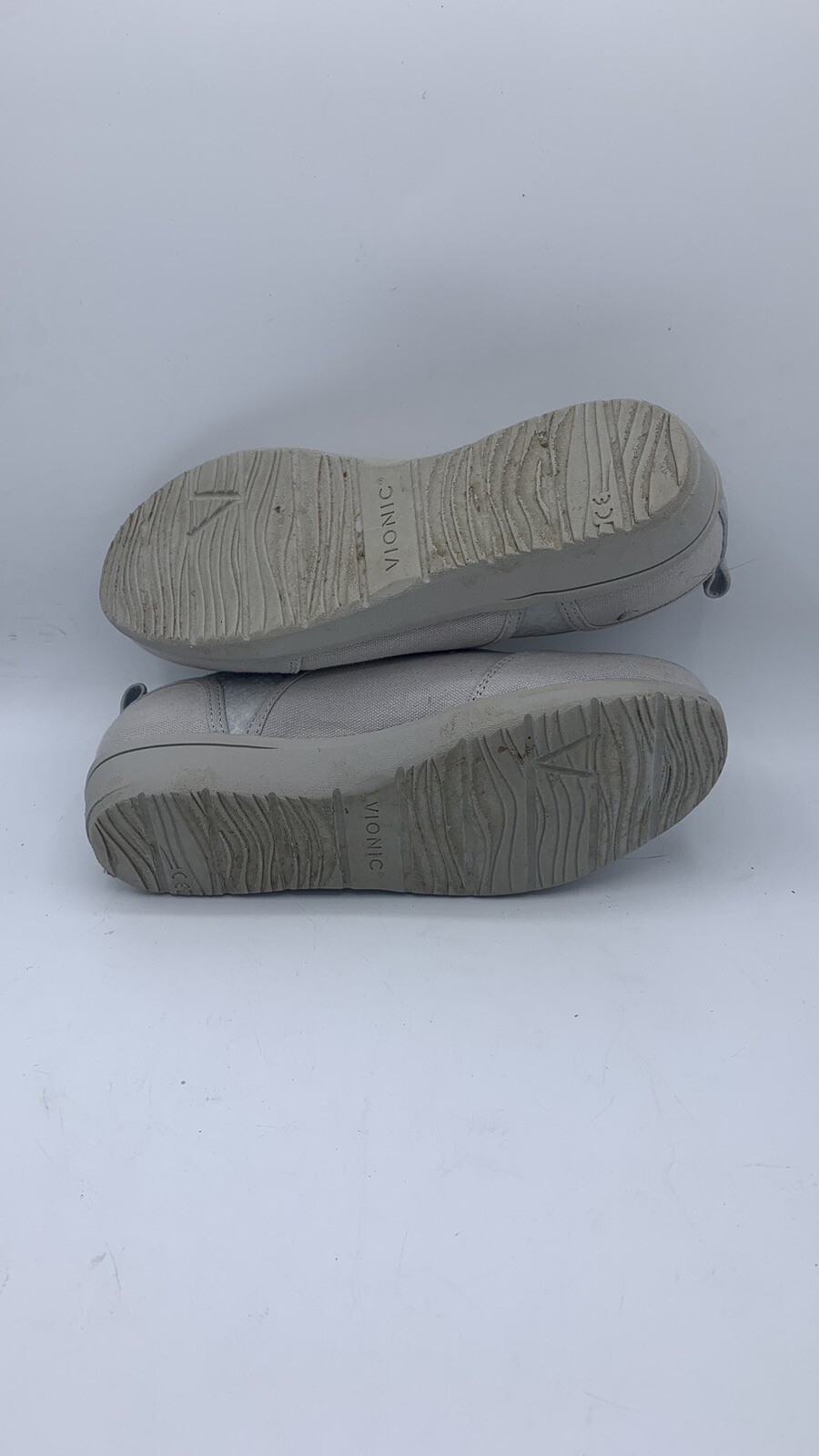 Vionic Magnolia Denver Slip On Sneaker Comfort Shoes Arch Support Lt Gray