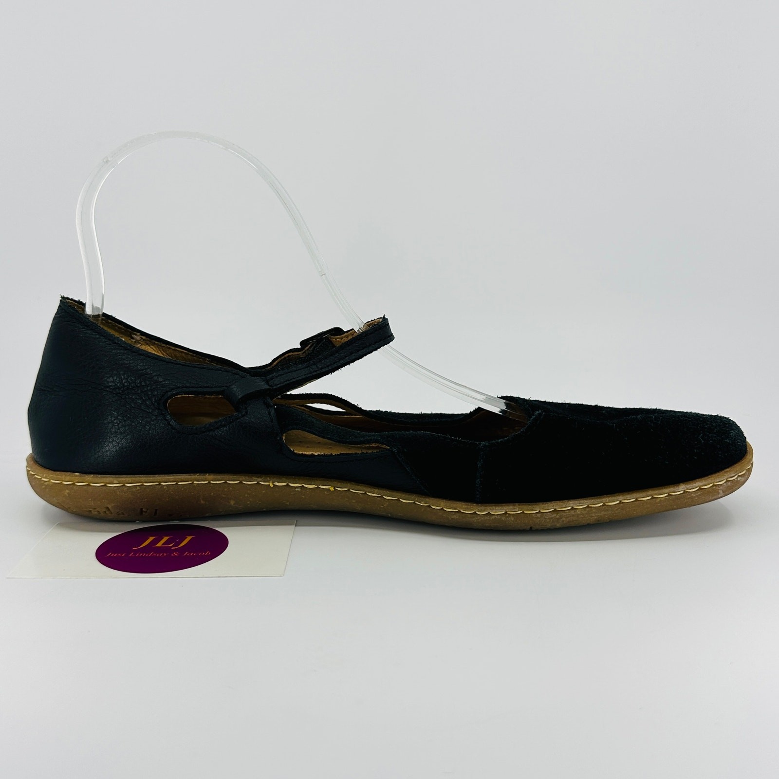El Naturalista Women’s N5287 El Viajero Black Mary Jane Shoes Size 41 EU/ 10 US