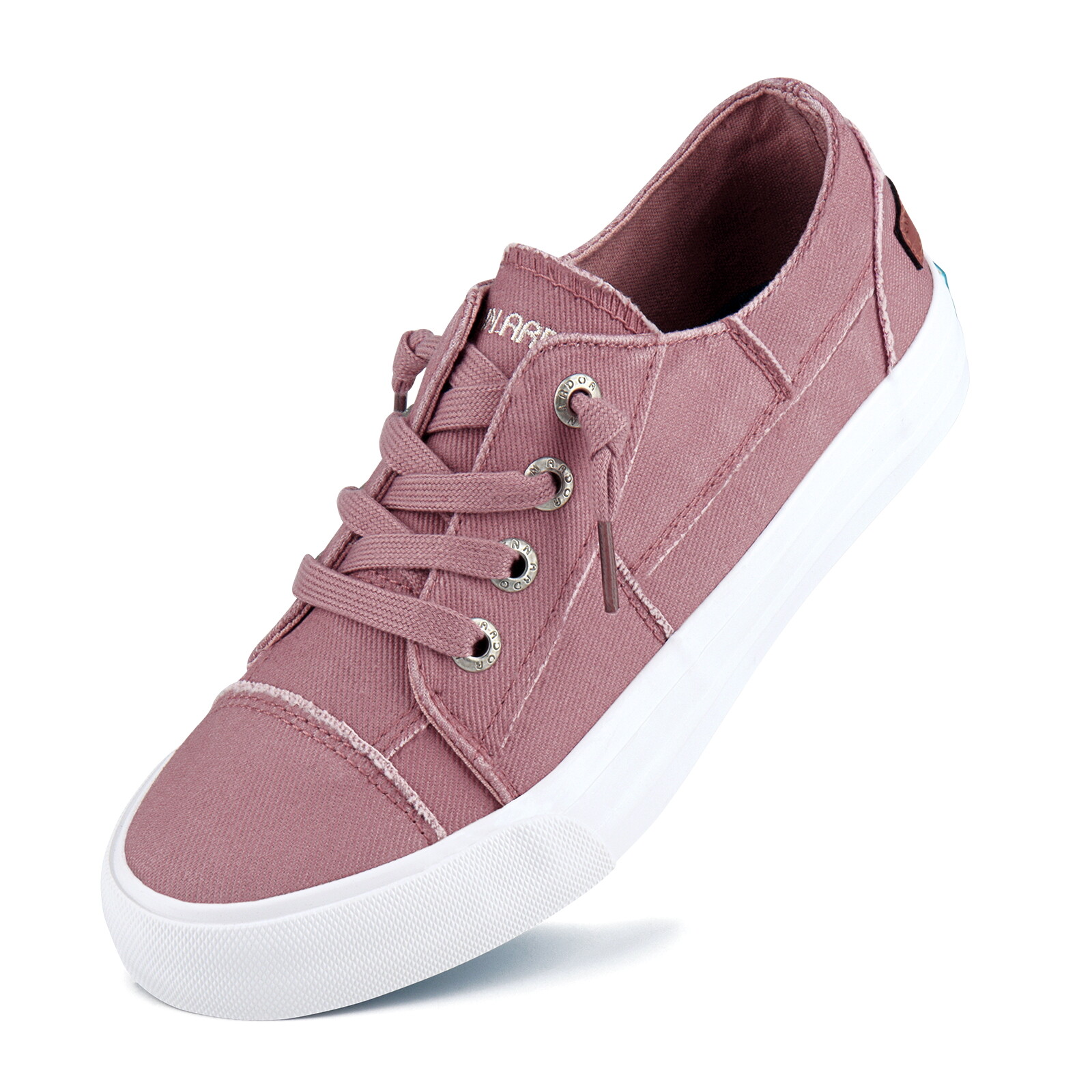JENN ARDOR Slip On Canvas Shoes Women Low Top Fashion Sneakers Walking Flats