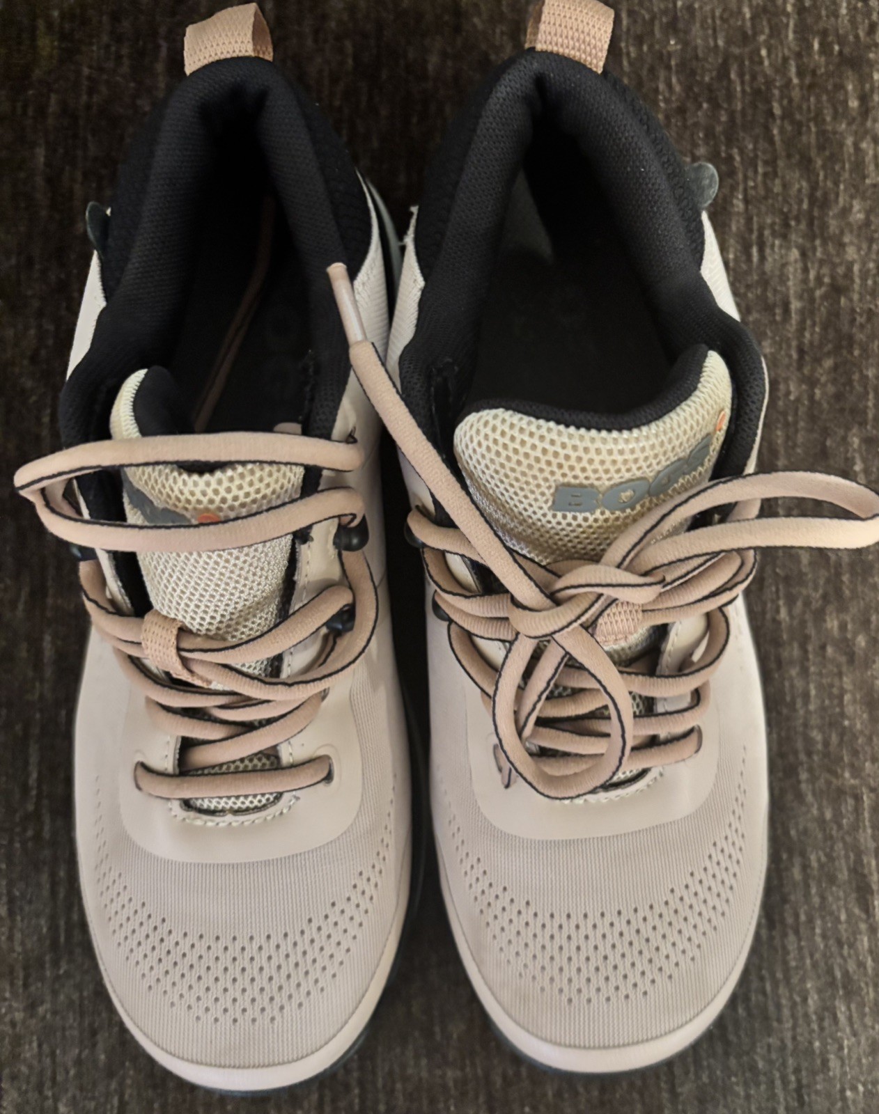 BOGS Sandstone Knit Low TR Composite Safety Toe Taupe Women’s 7