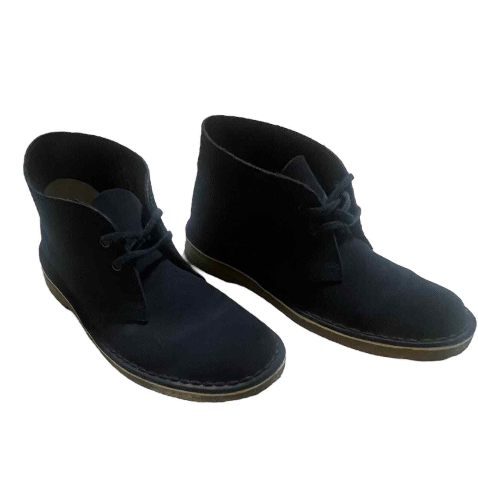 Desert Boots Deep Blue Clarks Original Lace Up Booties