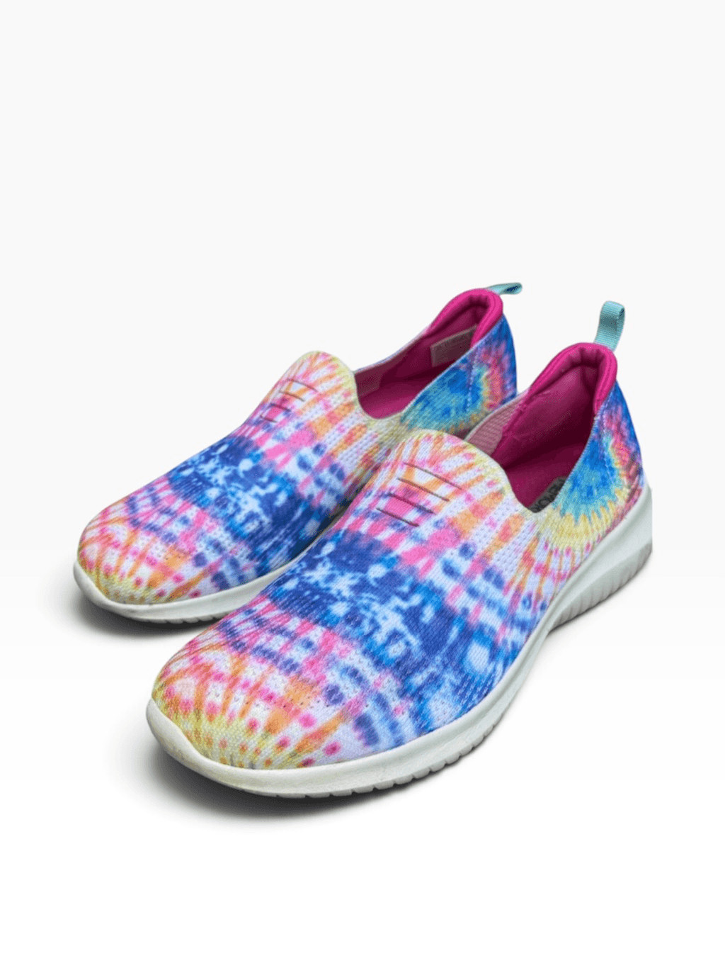 Skechers Ultra Flex Harmonious Slip on Sneakers Loafers Tie-Dye Women’s size 9.5