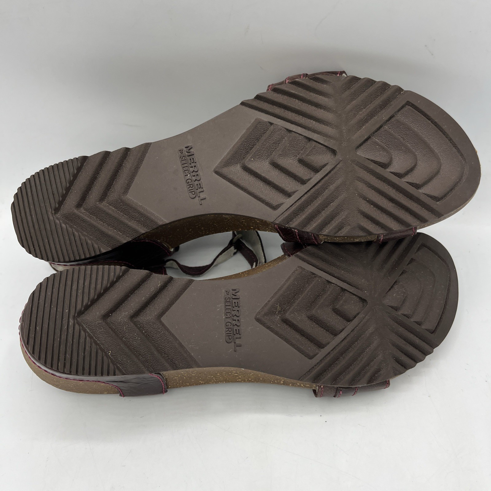 Merrell Revalli Aura Wedge Slingback Strappy Sandals Womens 9 J55426 Deep Purple