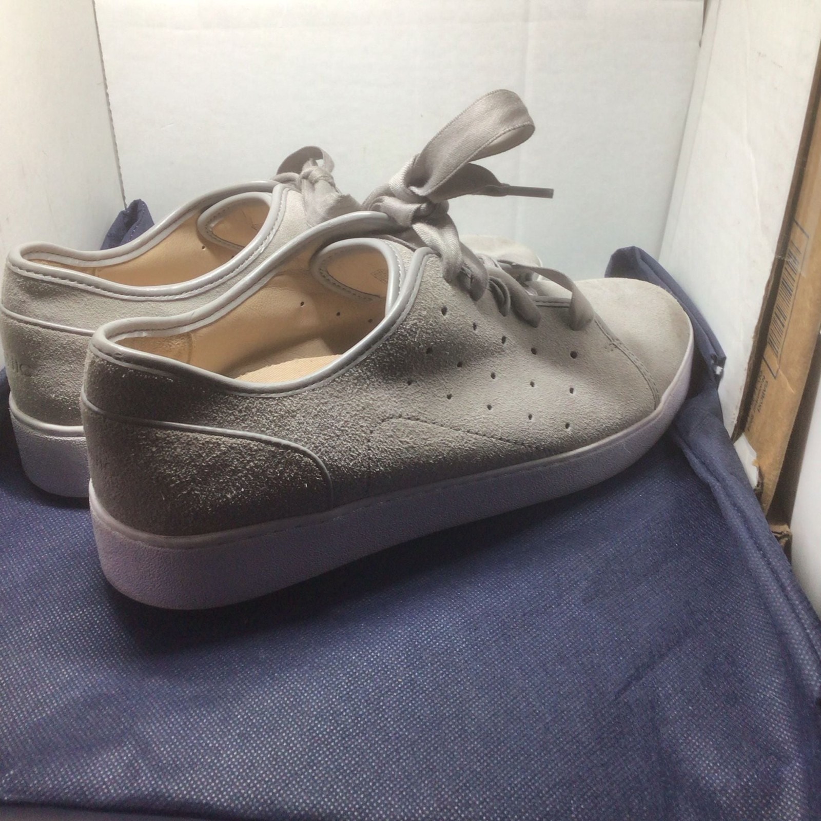 Vionic Keke Suede Lace-Up Sneakers with Ribbon Laces