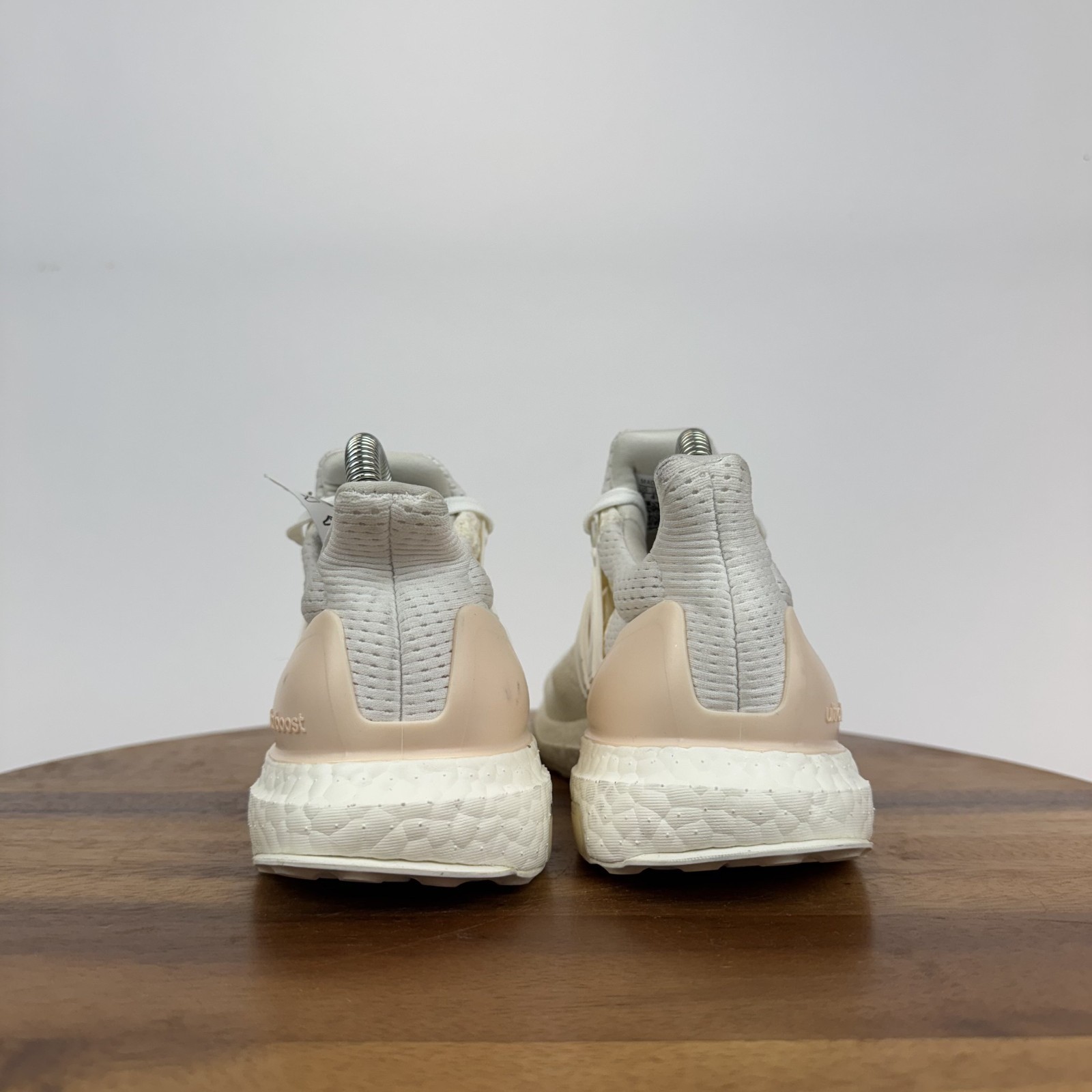 Womens Adidas Ultraboost 1.0 White Pink Athletic Running Sneakers Size 6 M GUC
