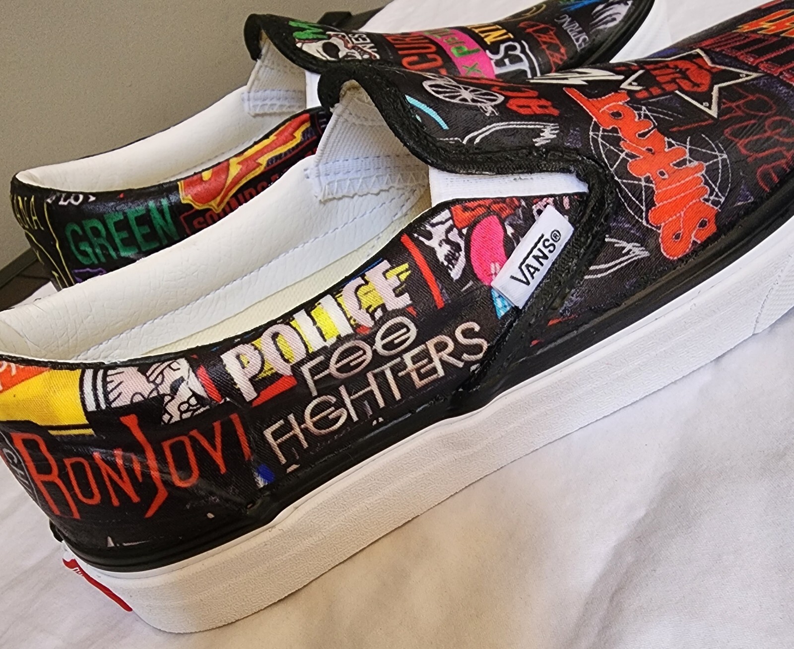 VANS Shoes 80’s 90’s bands classics Hand Detailed Women’s ANY size available