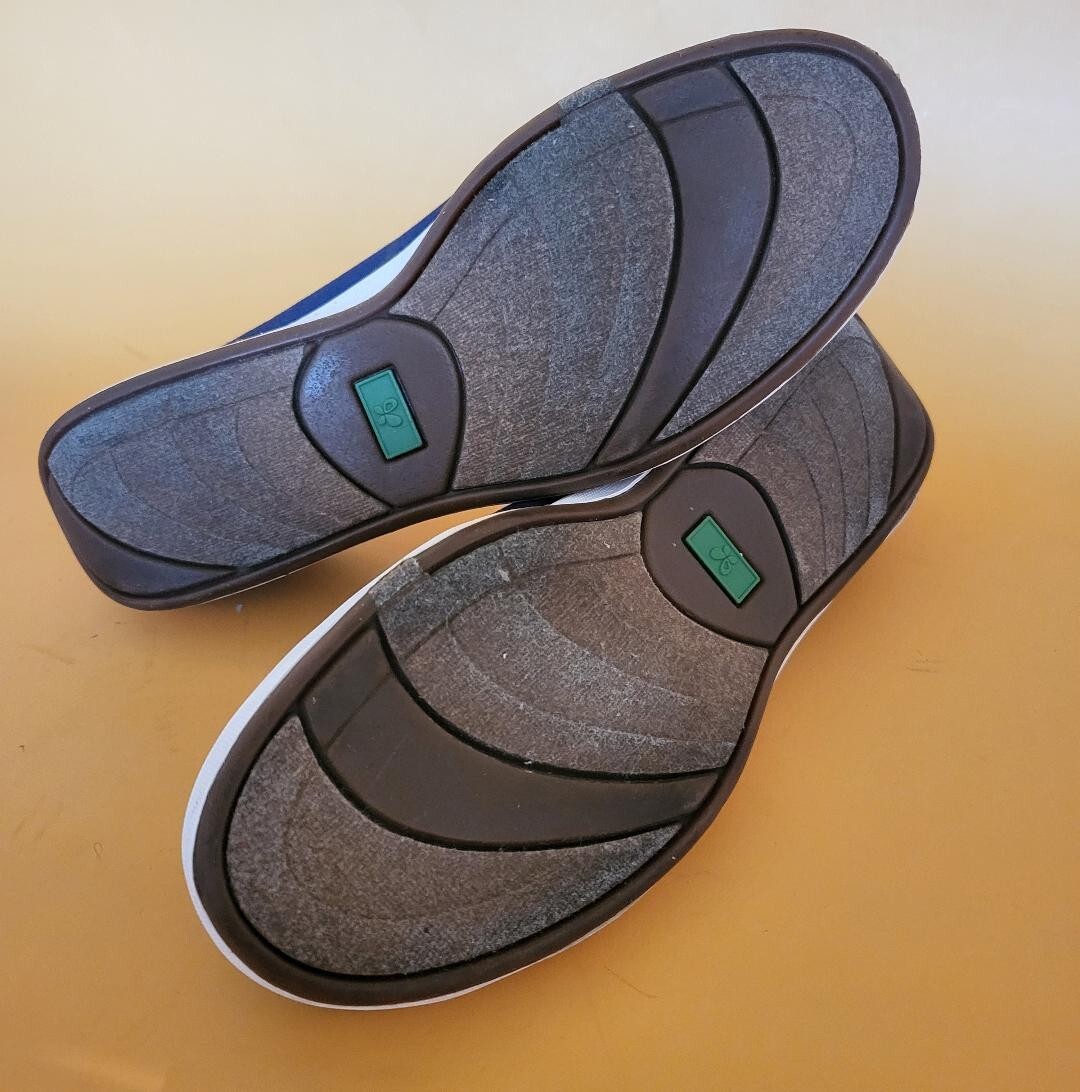 Navy Grasshoppers w/ Navy & White Trim, Women’s 7.5M w/ Purefit Comfort Cushion