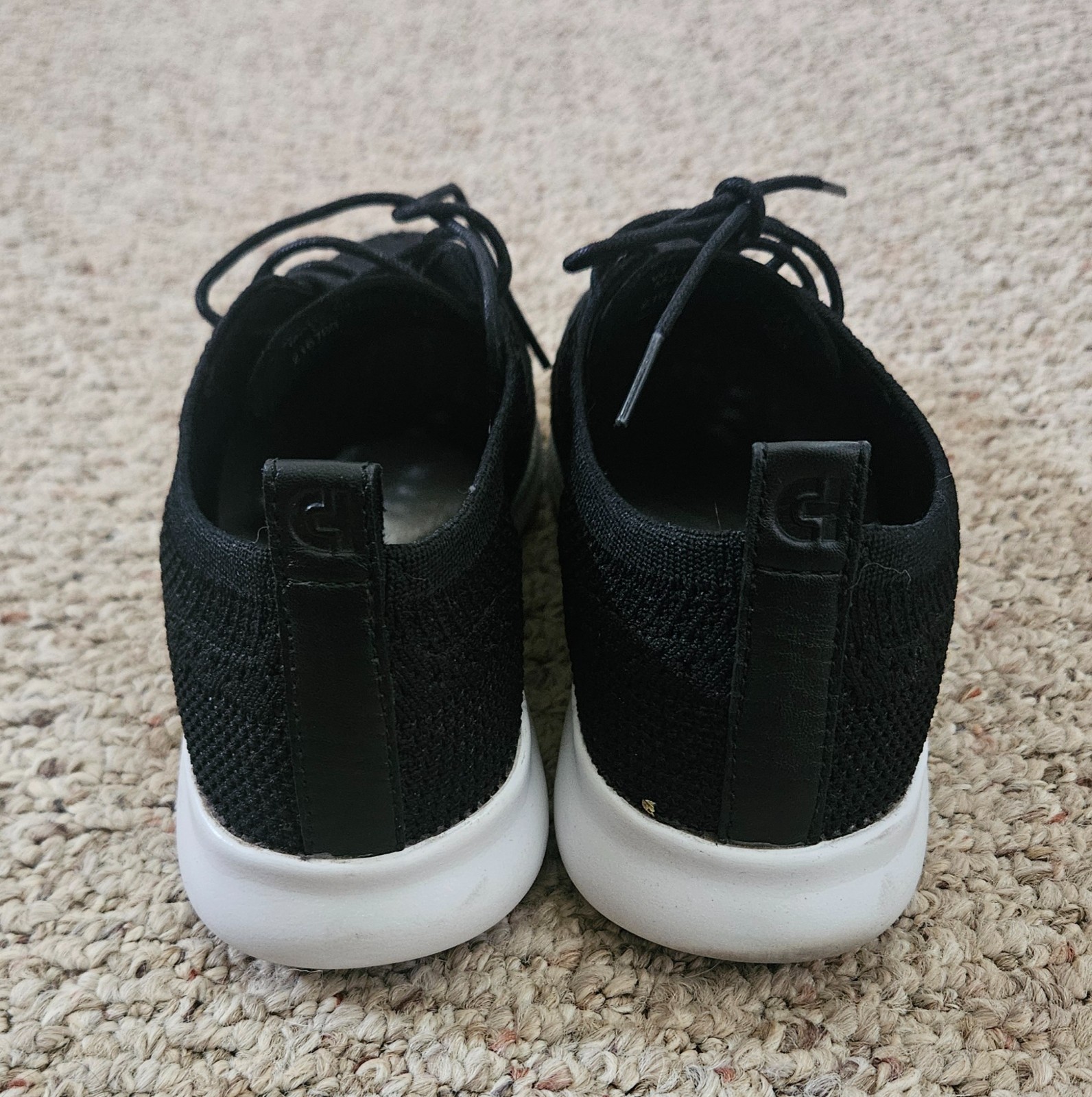 Cole Haan 2.Zerogrand Stitchlite Oxford Black Knit Sneaker Women 7.5B – W11511