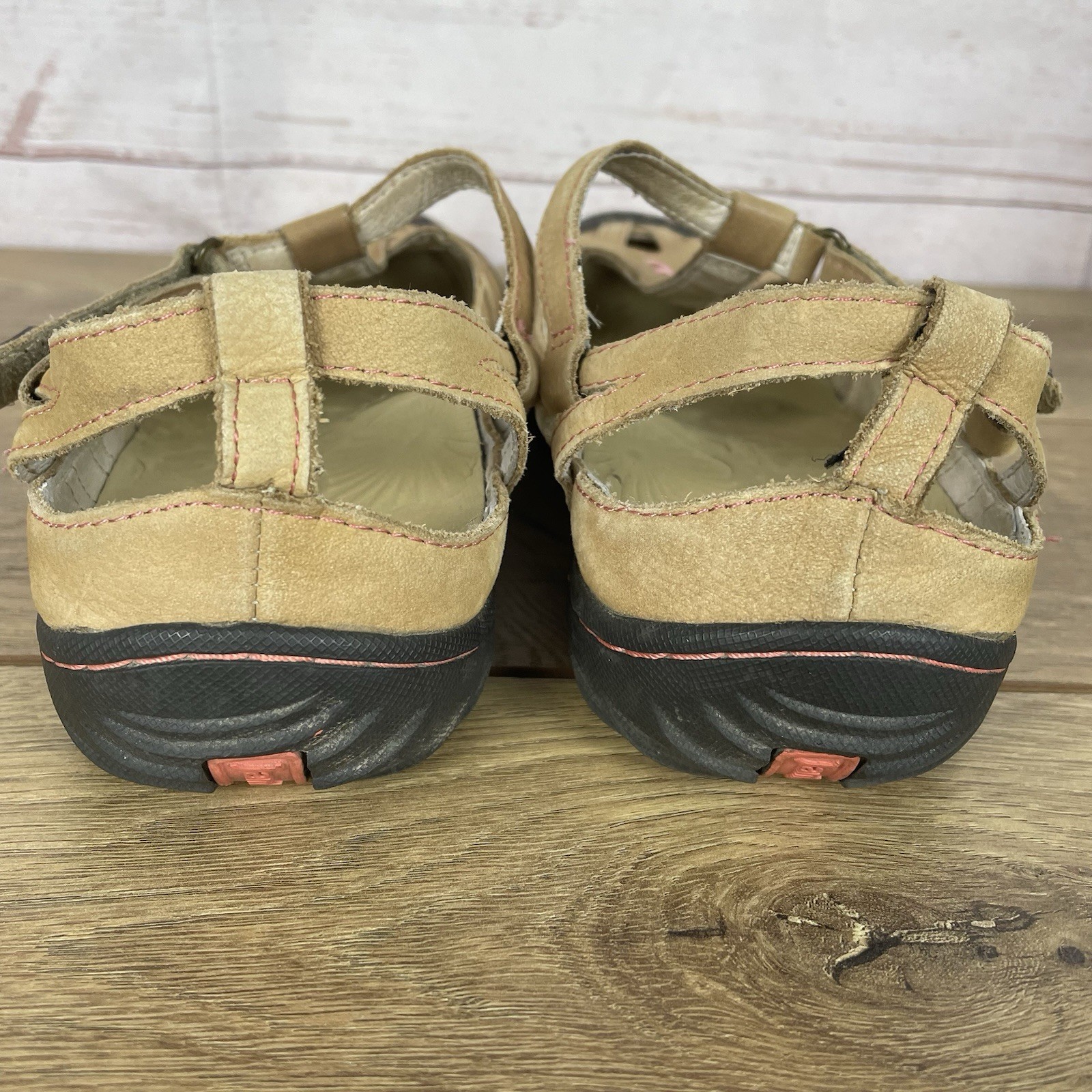 JAMBU TERRA FUSION DESIGN ~ MARY JANE BROWN LEATHER CASUAL COMFORT SHOES ~ 10M