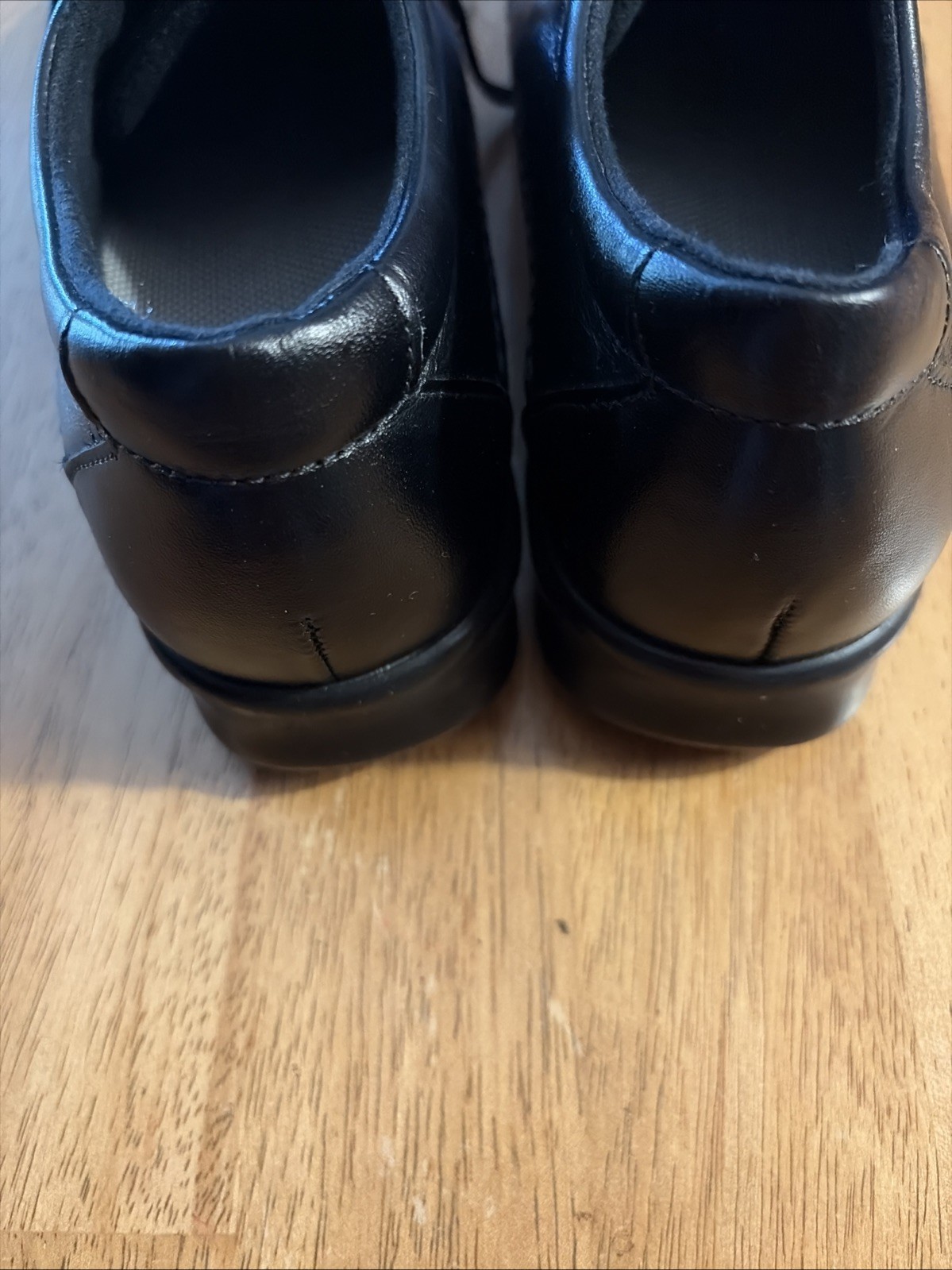 SAS Shoes Womens 6.5 Black Leather Liberty Slip Resistant Sneakers Workwear