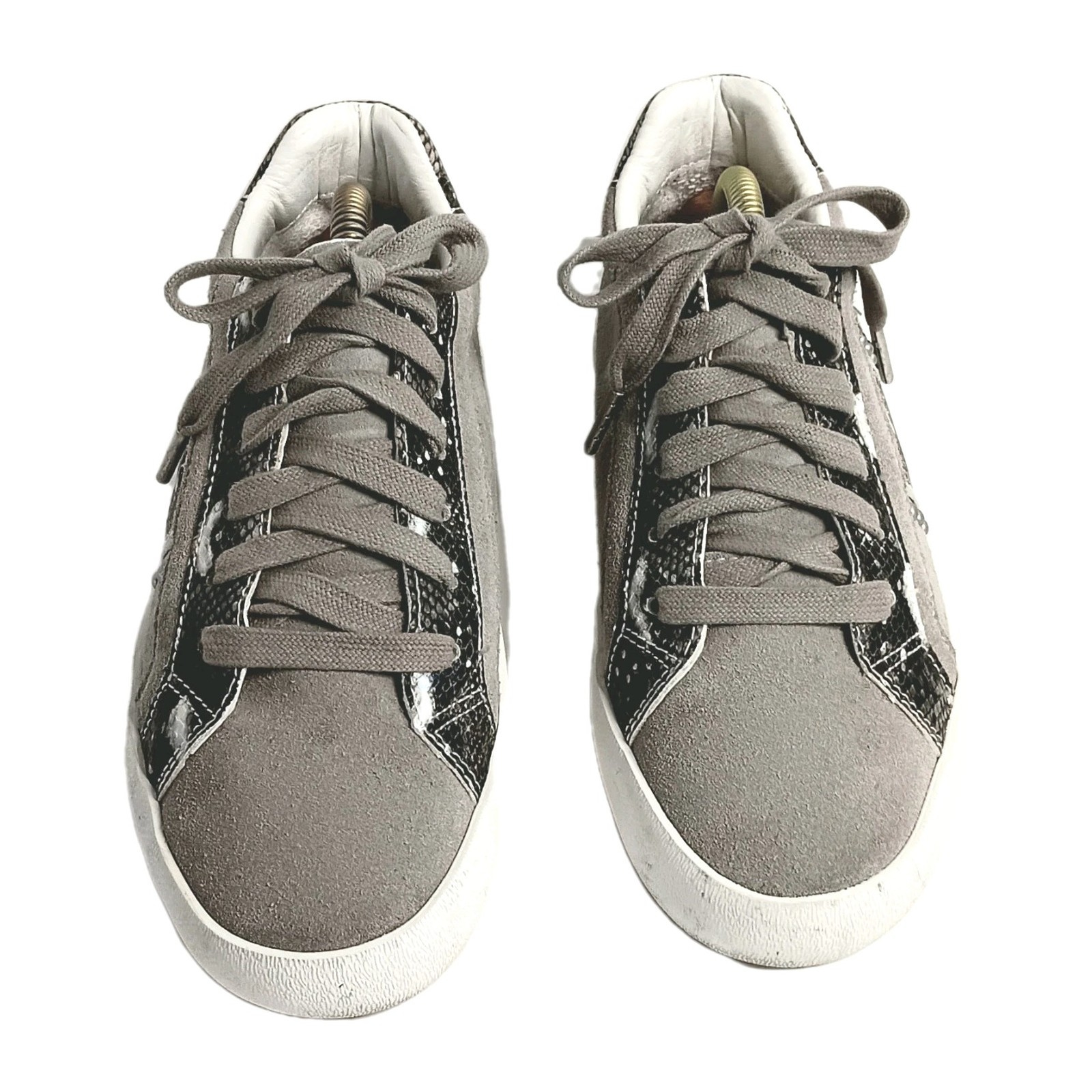 Blondo Snake Waterproof Casual Sneakers Size W 7.5 Fashionable Edgy EUC