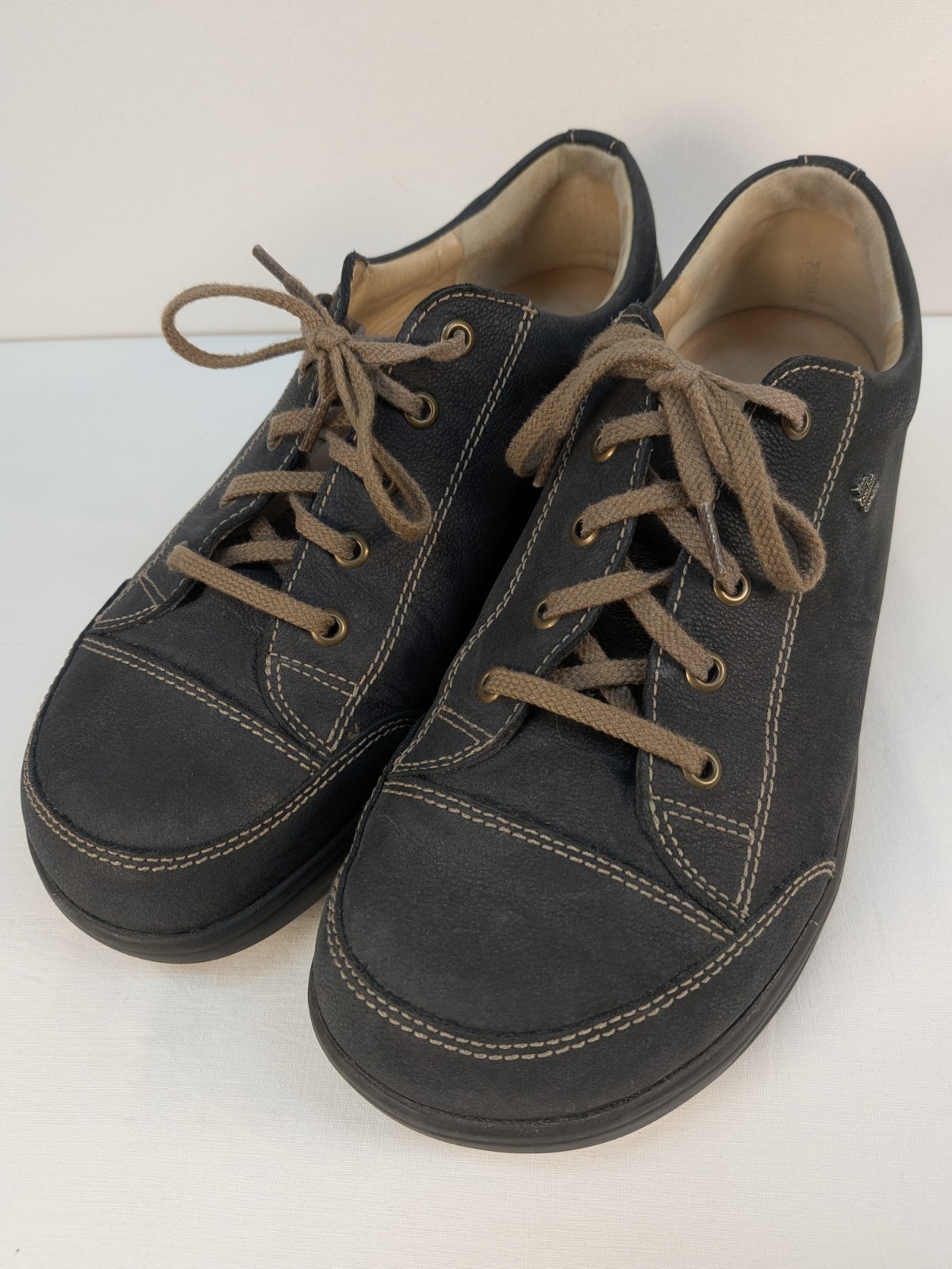 Finn Comfort Ikebukuro Black UK 6, US 8.5 made in Germany lace-up Walk Sneaker