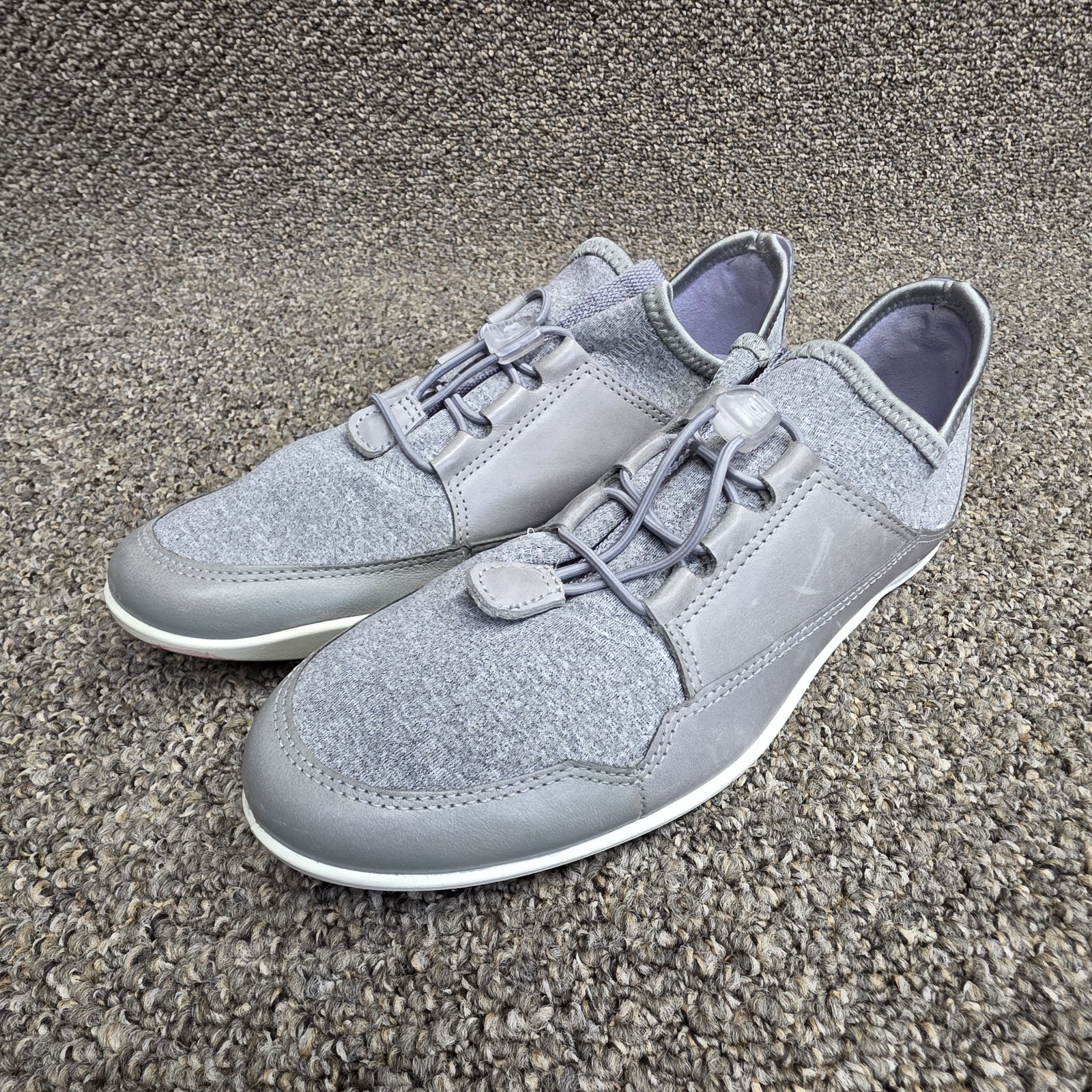 Ecco Bluma Wild Dove/Concrete White Speed Lace Casual Sneaker US 6 EU 37