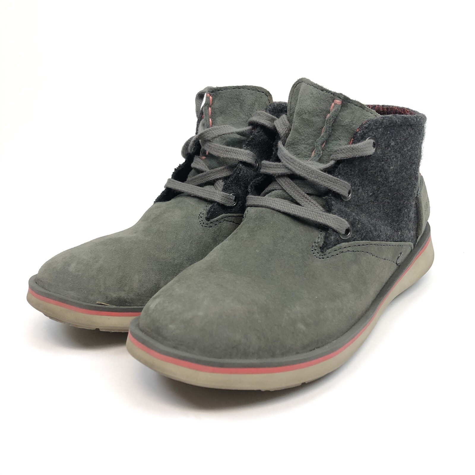 CUSHE Manuka Lite Desert Womens Lace Up Chukka Sz US 5 EU 36 Charcoal Comfort