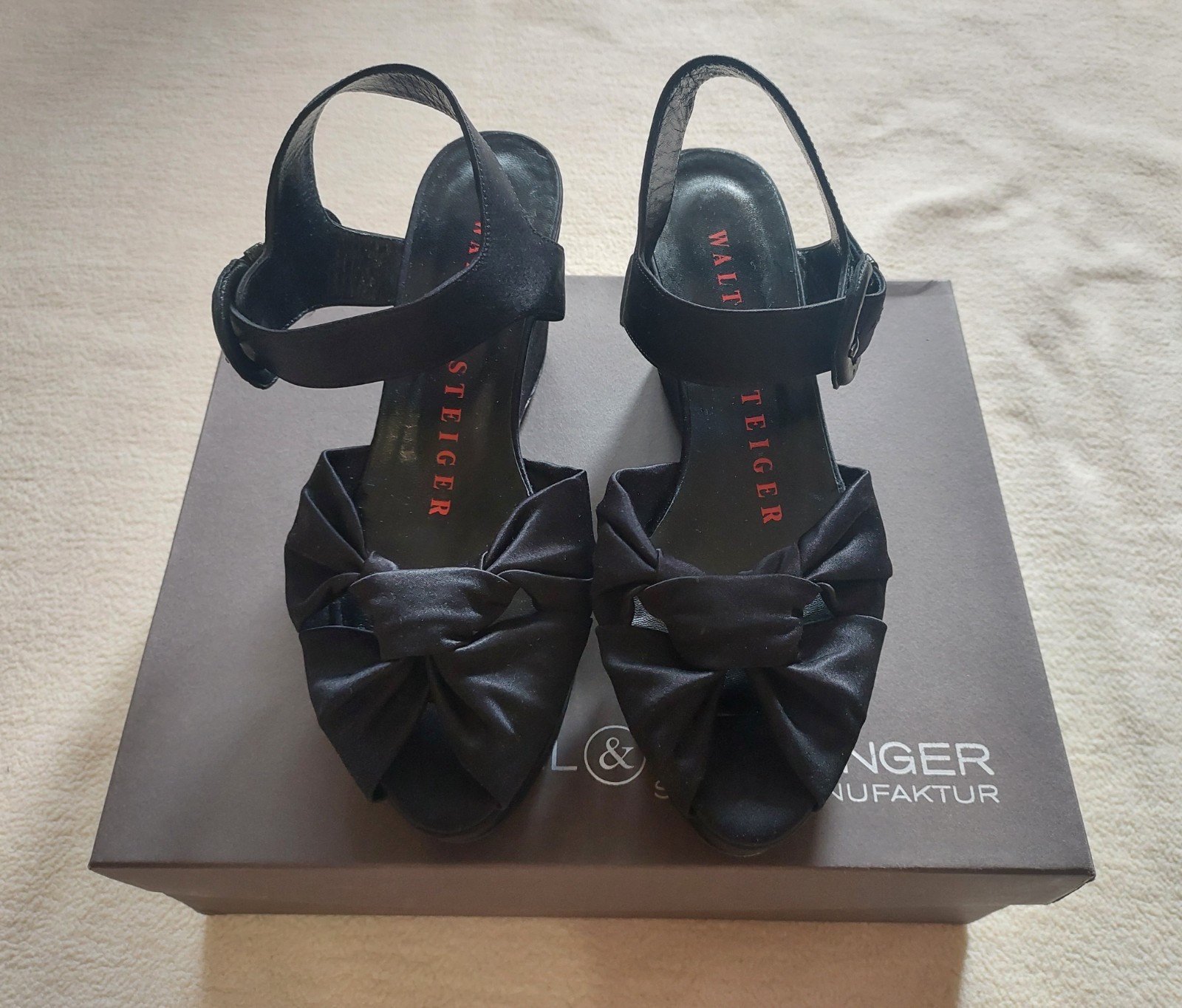 Walter Steiger Sandals Size 38 ( insole 24,5 cm) Made in Italy