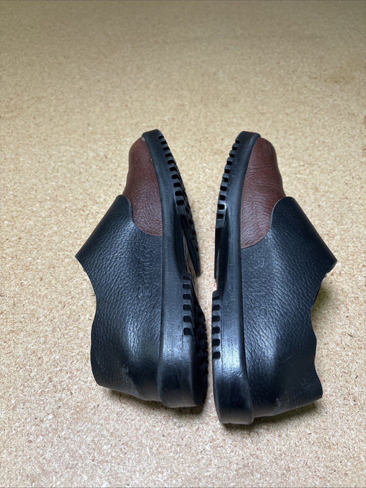 Birkenstock Betula Black Brown Mule Slip On Clog Buckle Leather Women’s US 5