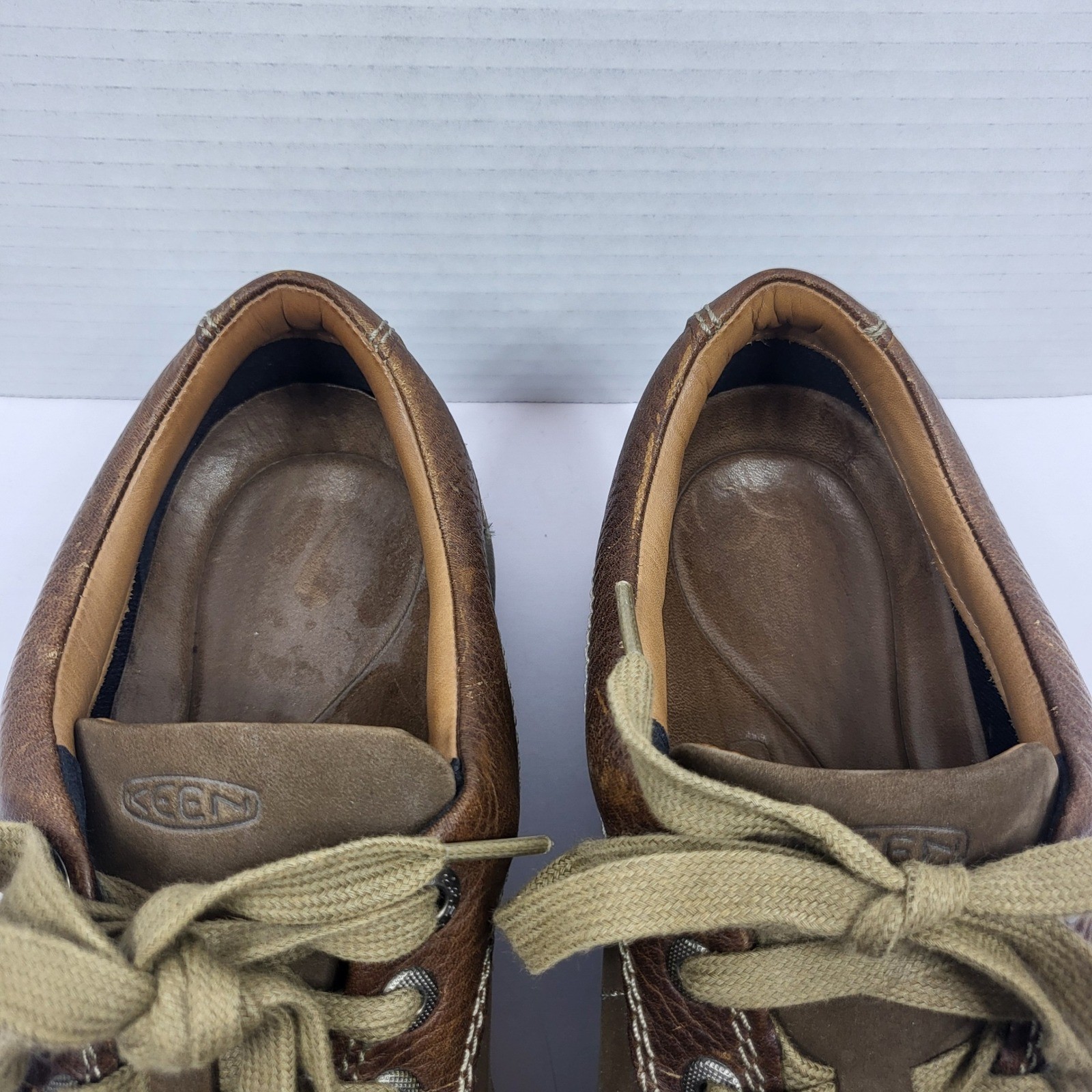 KEEN Women’s Presidio 1011401 Brown Leather Walking Hiking Shoes Comfort Size 8