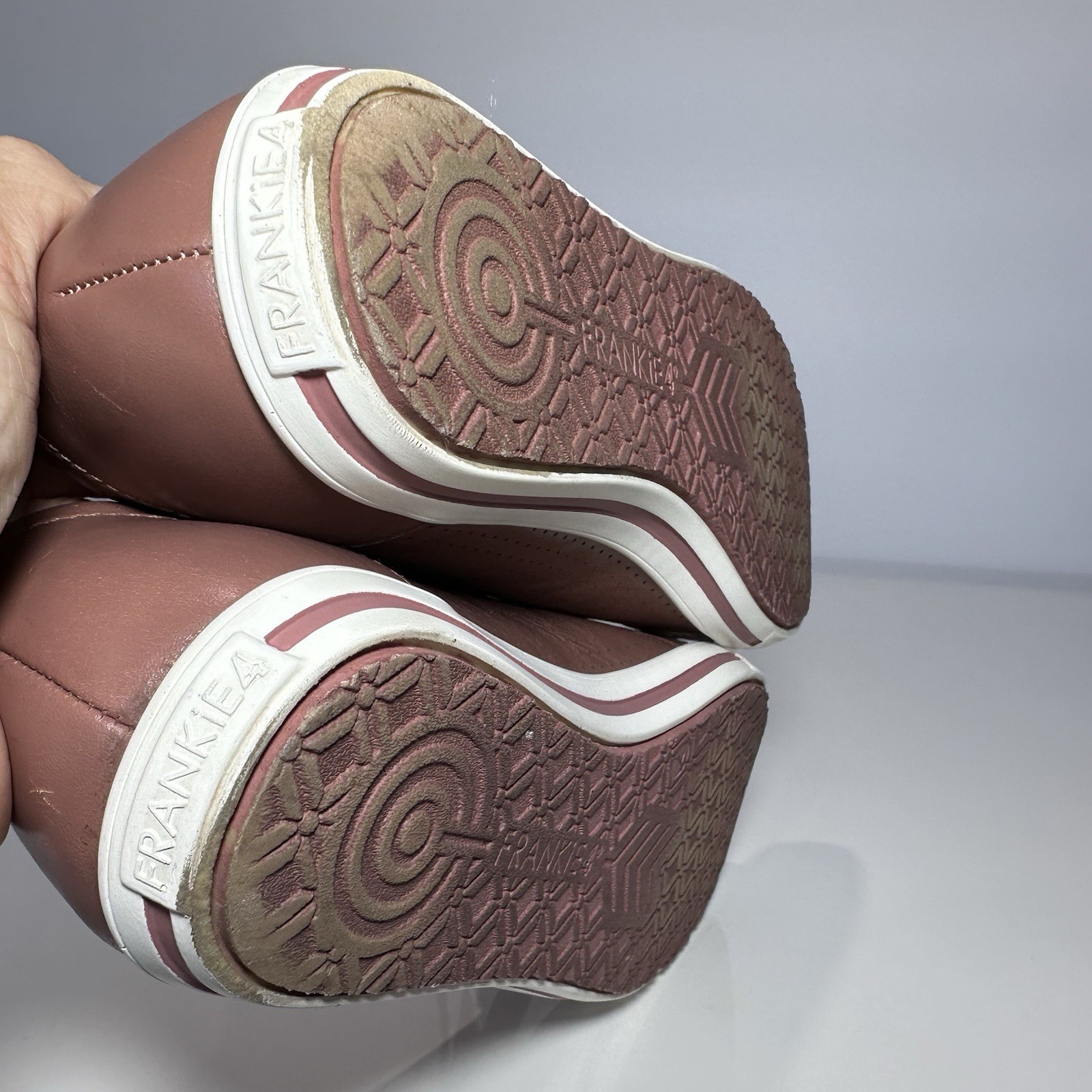 FRANKIE4 Frankie 4 Hannah II Dusty Rose Leather Shoes Sneakers Flats Size 7