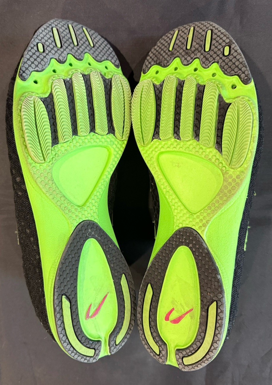 Newton MV2 Shoes Size 12.5 Athletic Running Shoes Black Green Laces